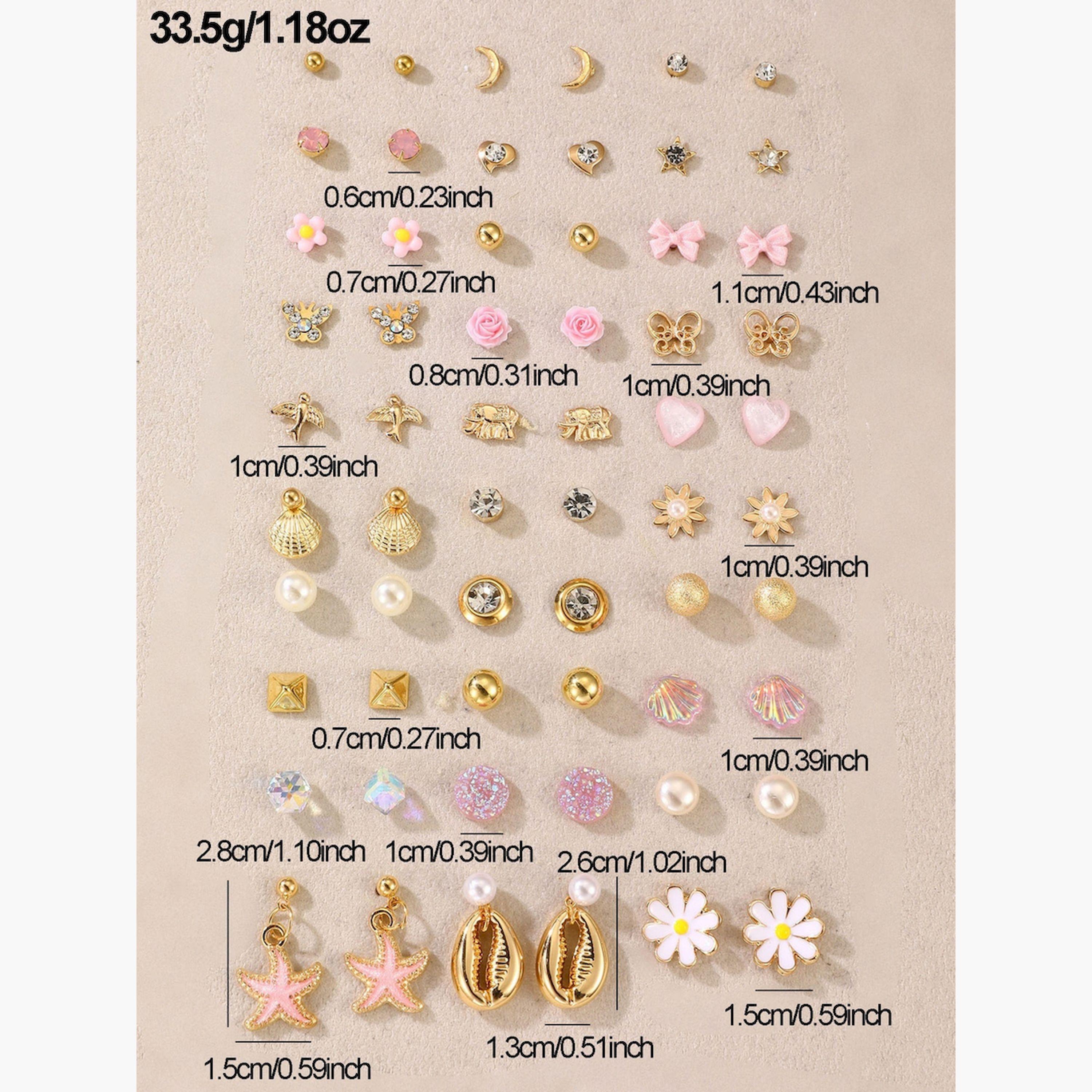 Take Two Set of 30 - Assorted Stud Earrings-women-watchesandjewellery-jewellery-earrings-image-4