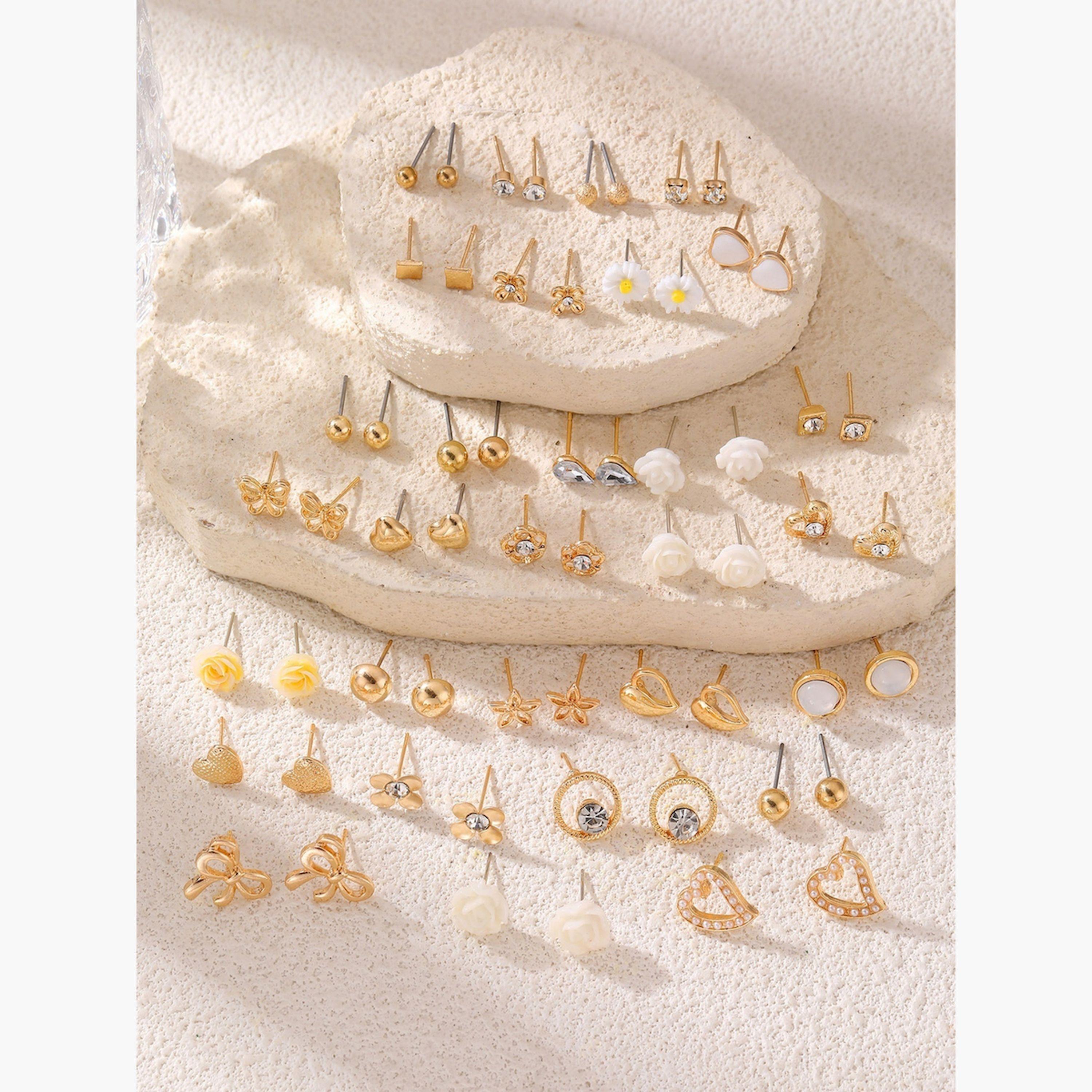 Take Two Set of 30 - Assorted Stud Earrings-women-watchesandjewellery-jewellery-earrings-image-3