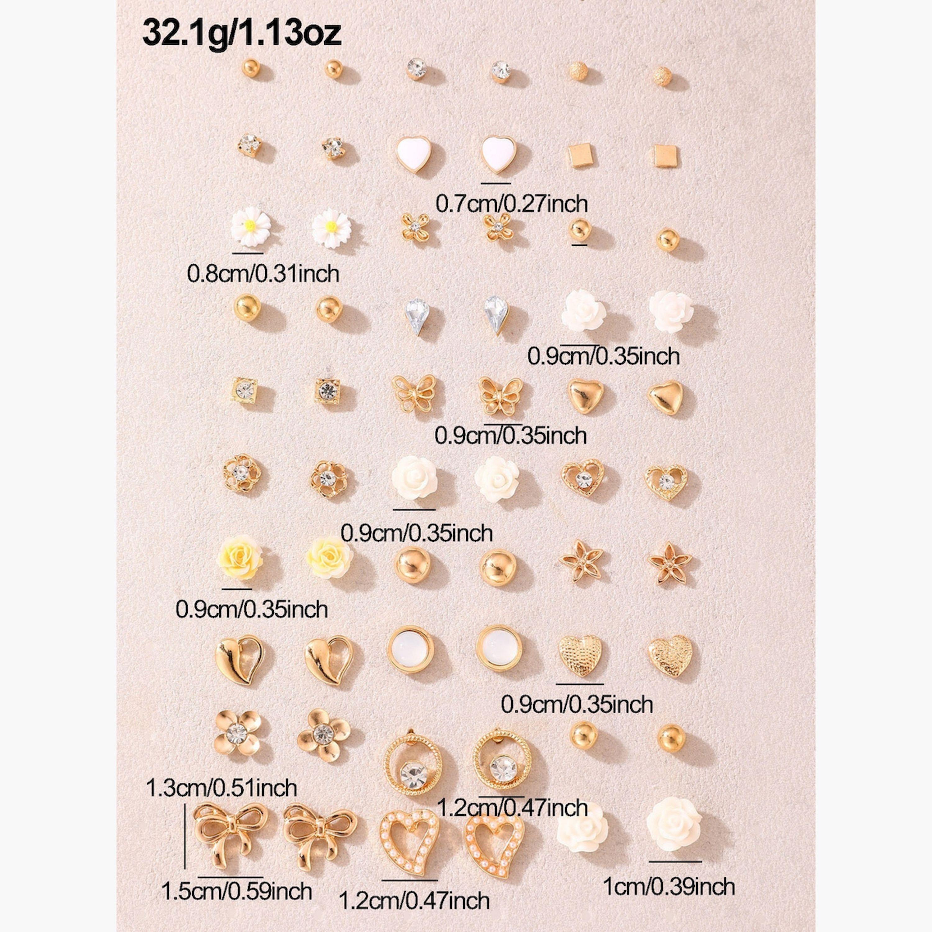 Take Two Set of 30 - Assorted Stud Earrings-women-watchesandjewellery-jewellery-earrings-image-4