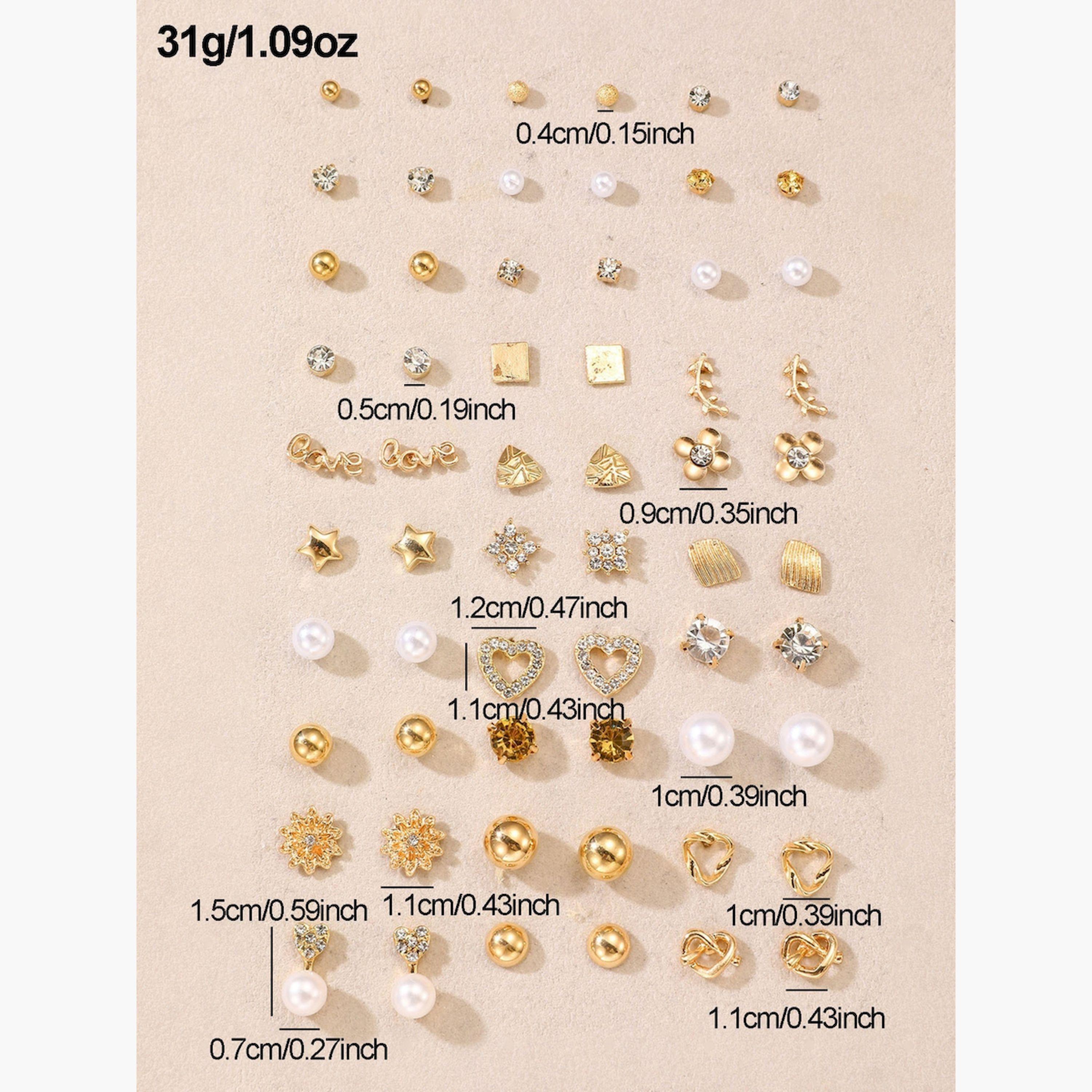 Take Two Set of 30 - Assorted Stud Earrings-women-watchesandjewellery-jewellery-earrings-image-4