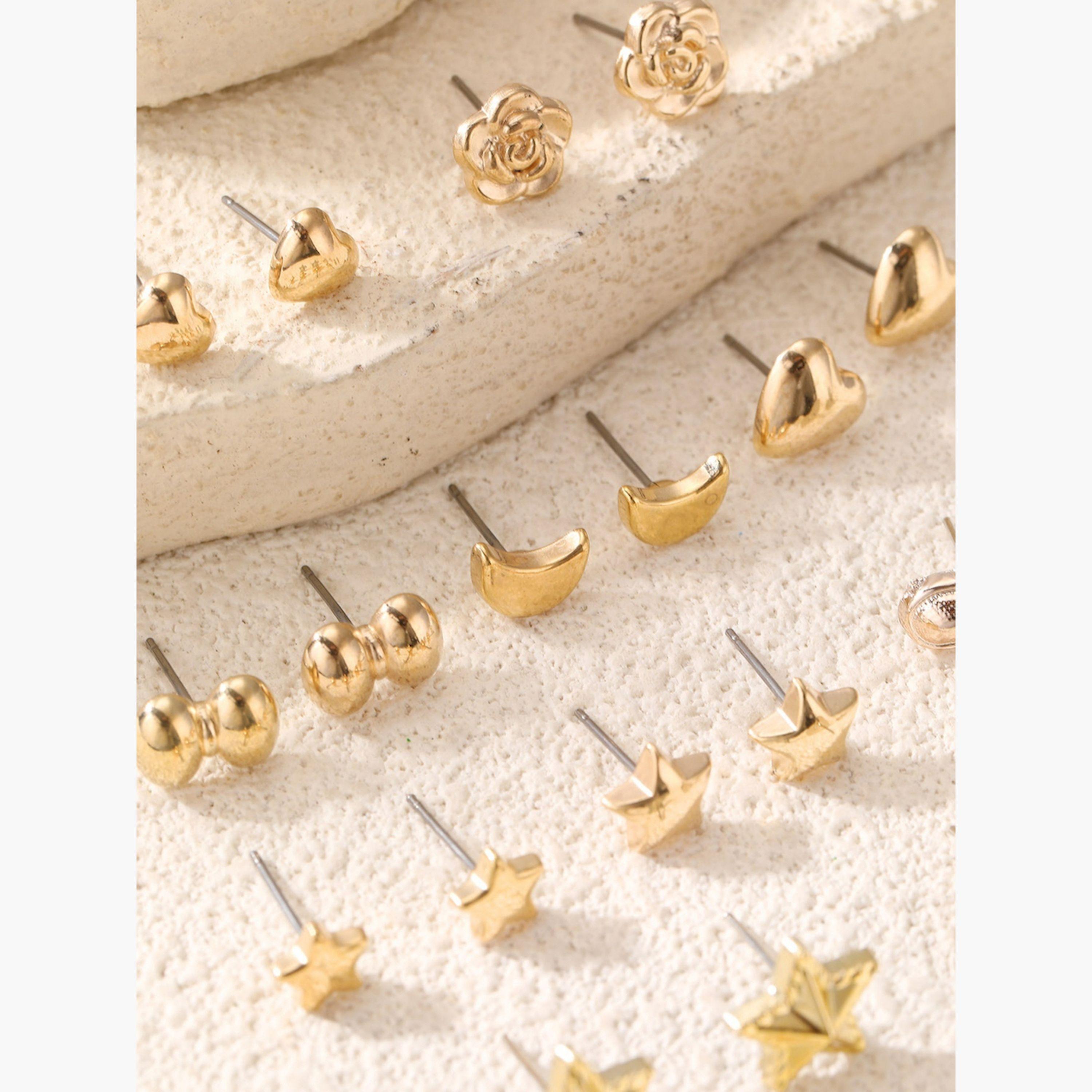 Take Two Set of 10 - Assorted Stud Earrings-women-watchesandjewellery-jewellery-earrings-image-2