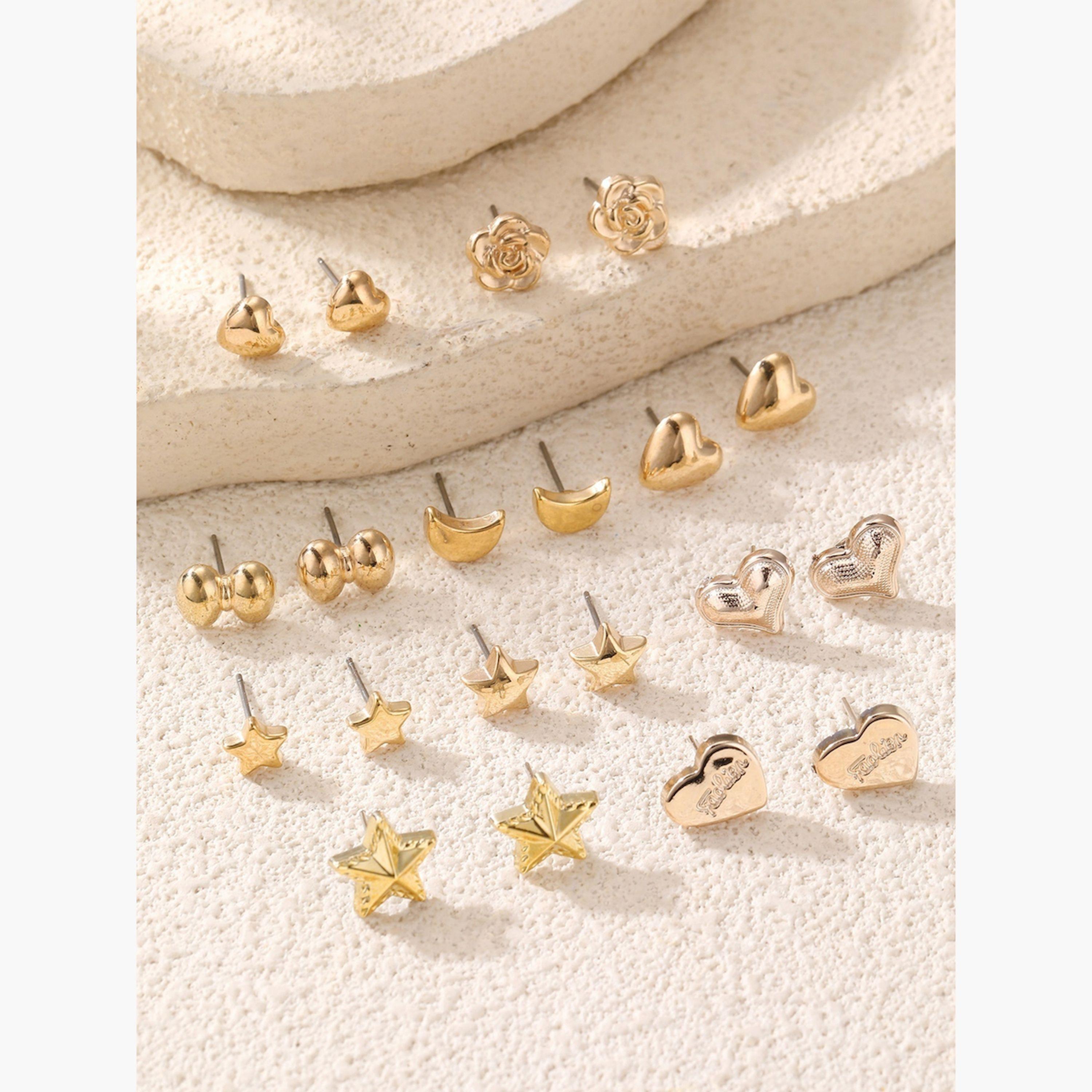 Take Two Set of 10 - Assorted Stud Earrings-women-watchesandjewellery-jewellery-earrings-image-3