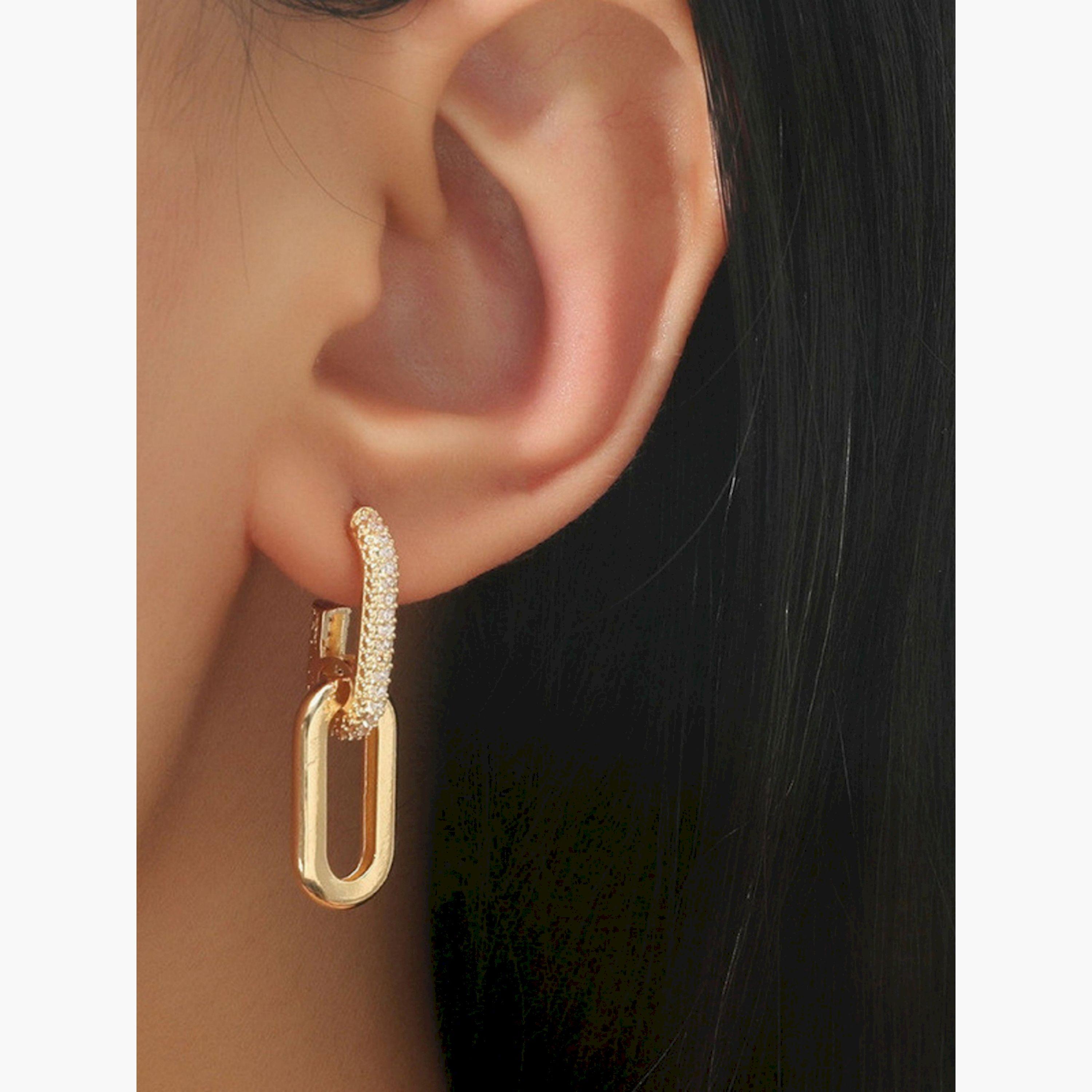 أقراط بسلسلة وحلقات مزدوجة-women-watchesandjewellery-jewellery-earrings-image-2