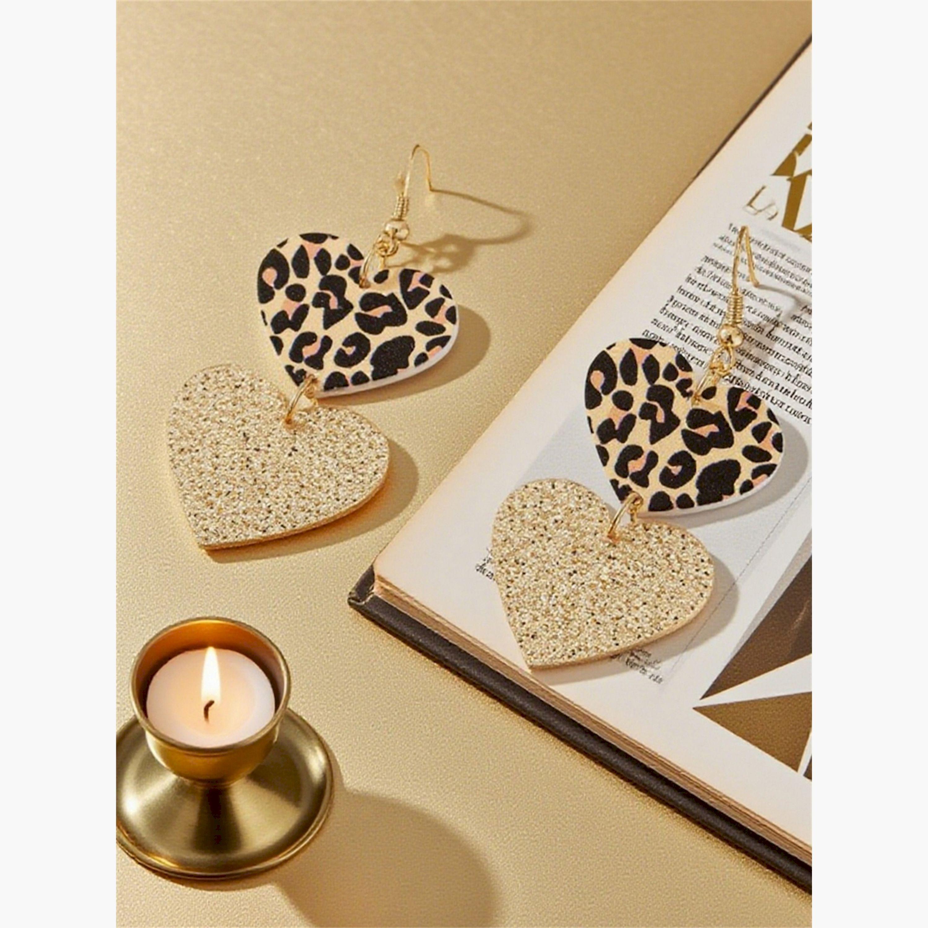 Take Two Double Heart-Shaped Drop Earrings-women-watchesandjewellery-jewellery-earrings-image-4