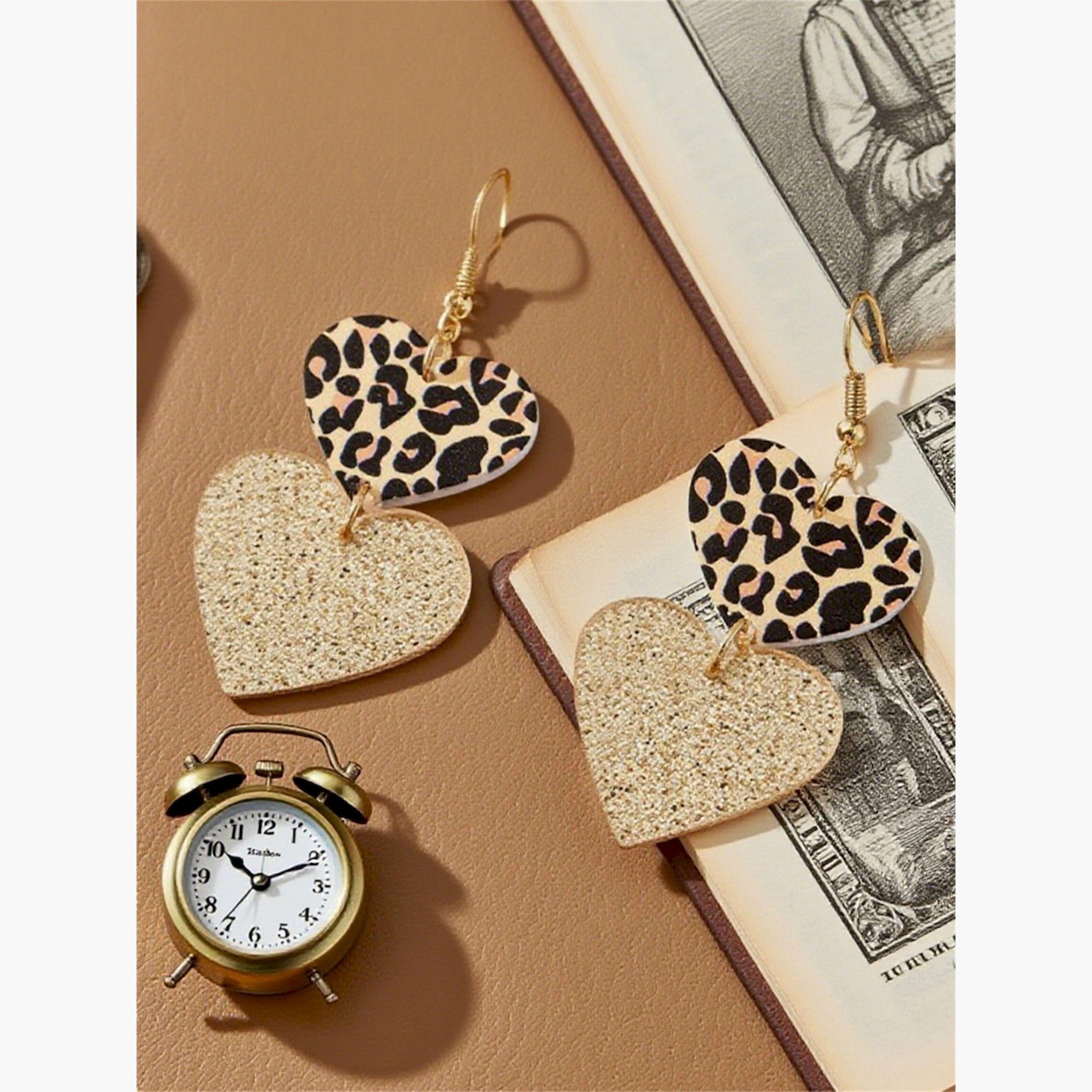 Take Two Double Heart-Shaped Drop Earrings-women-watchesandjewellery-jewellery-earrings-image-5