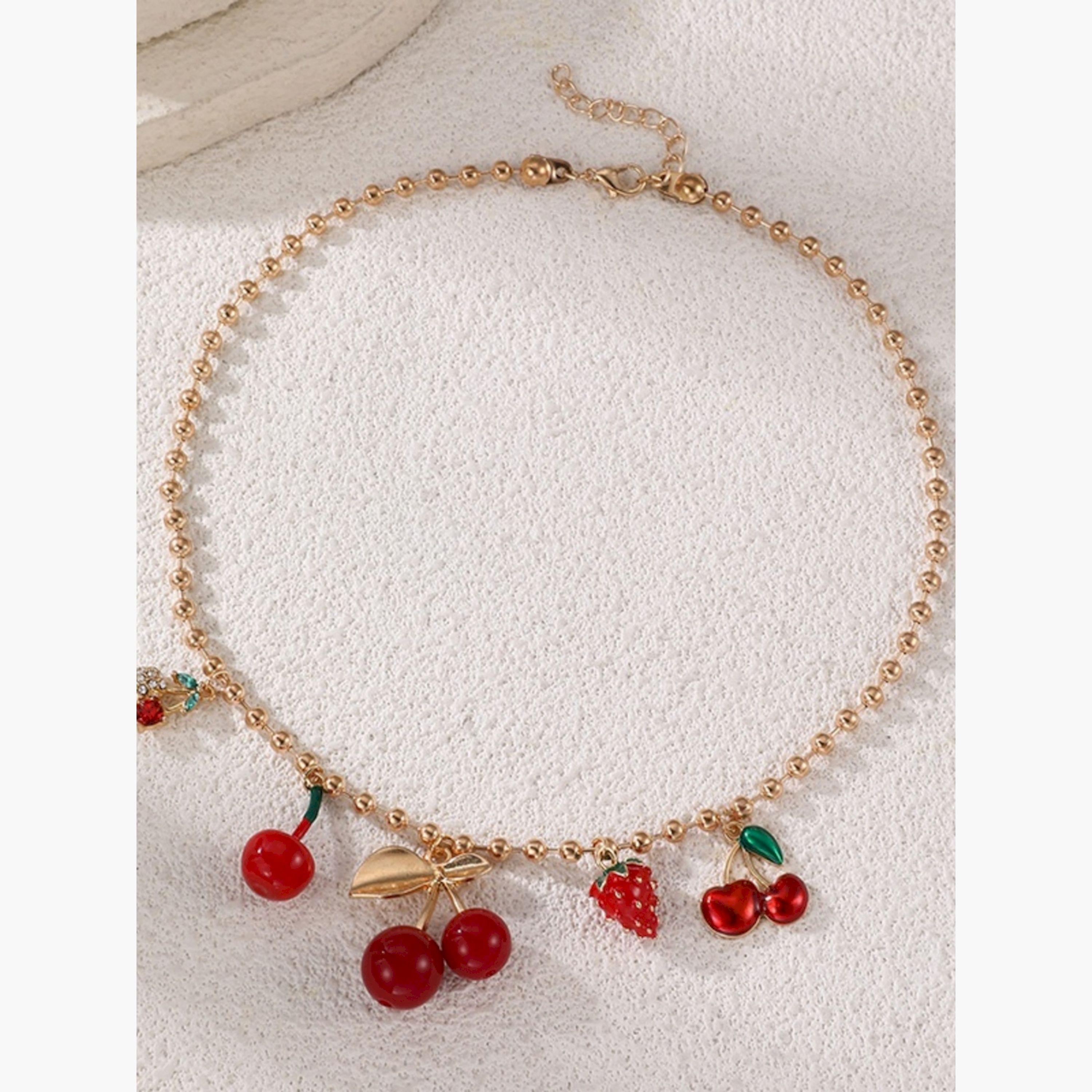 Take Two Fruit Charms Necklace-women-watchesandjewellery-jewellery-necklacesandpendants-image-2