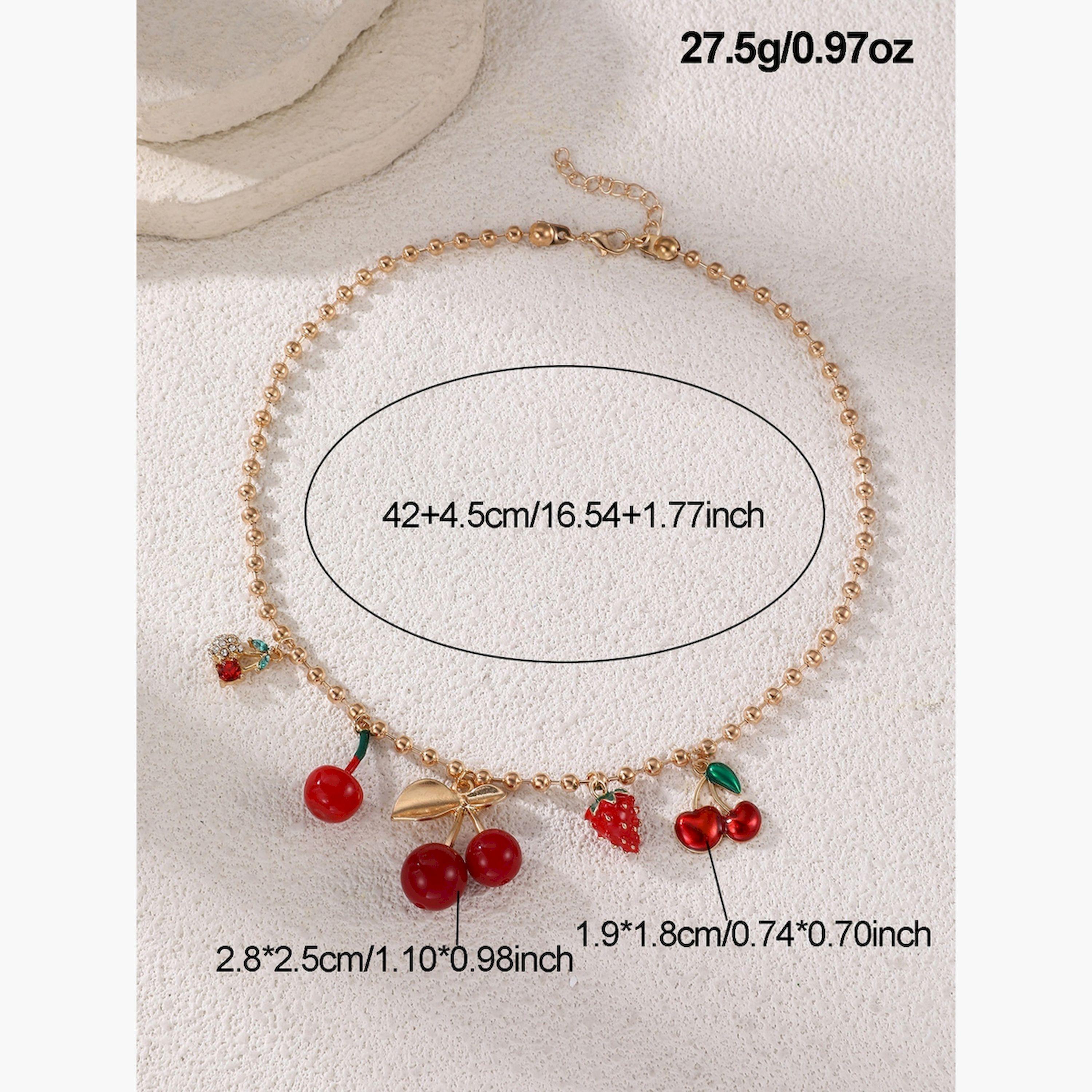 Take Two Fruit Charms Necklace-women-watchesandjewellery-jewellery-necklacesandpendants-image-4