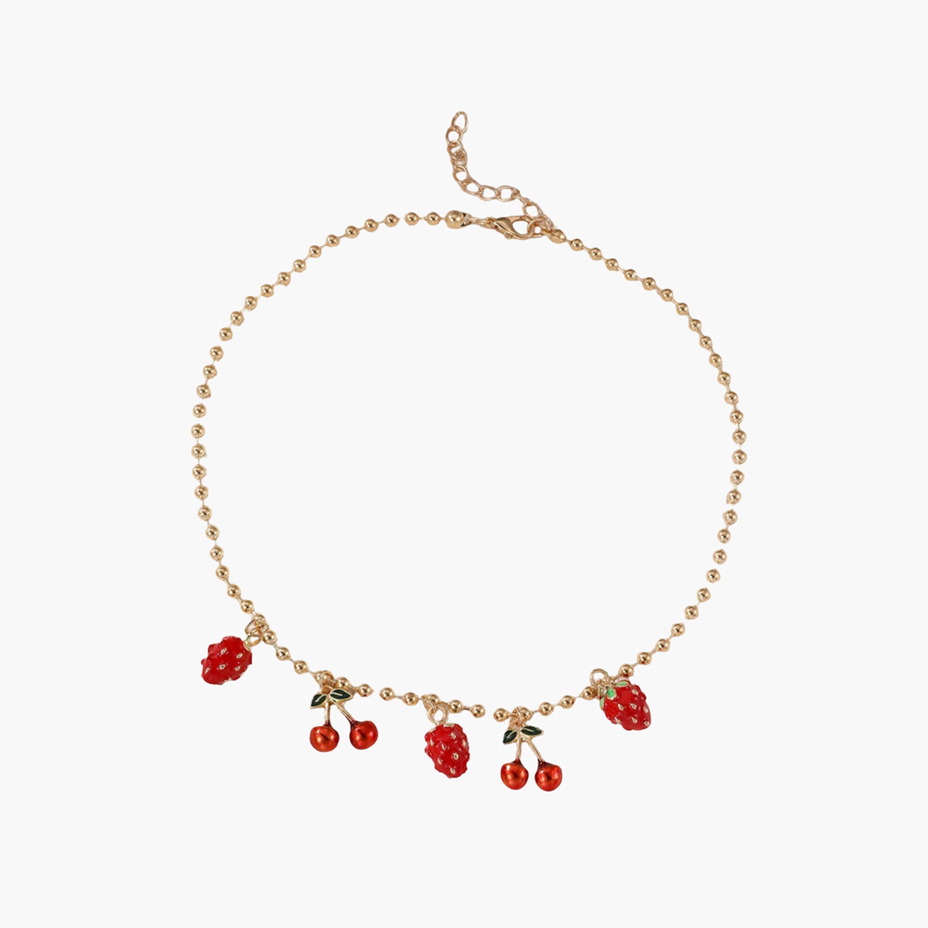 Take Two Fruit Charms Necklace-women-watchesandjewellery-jewellery-necklacesandpendants-image-1