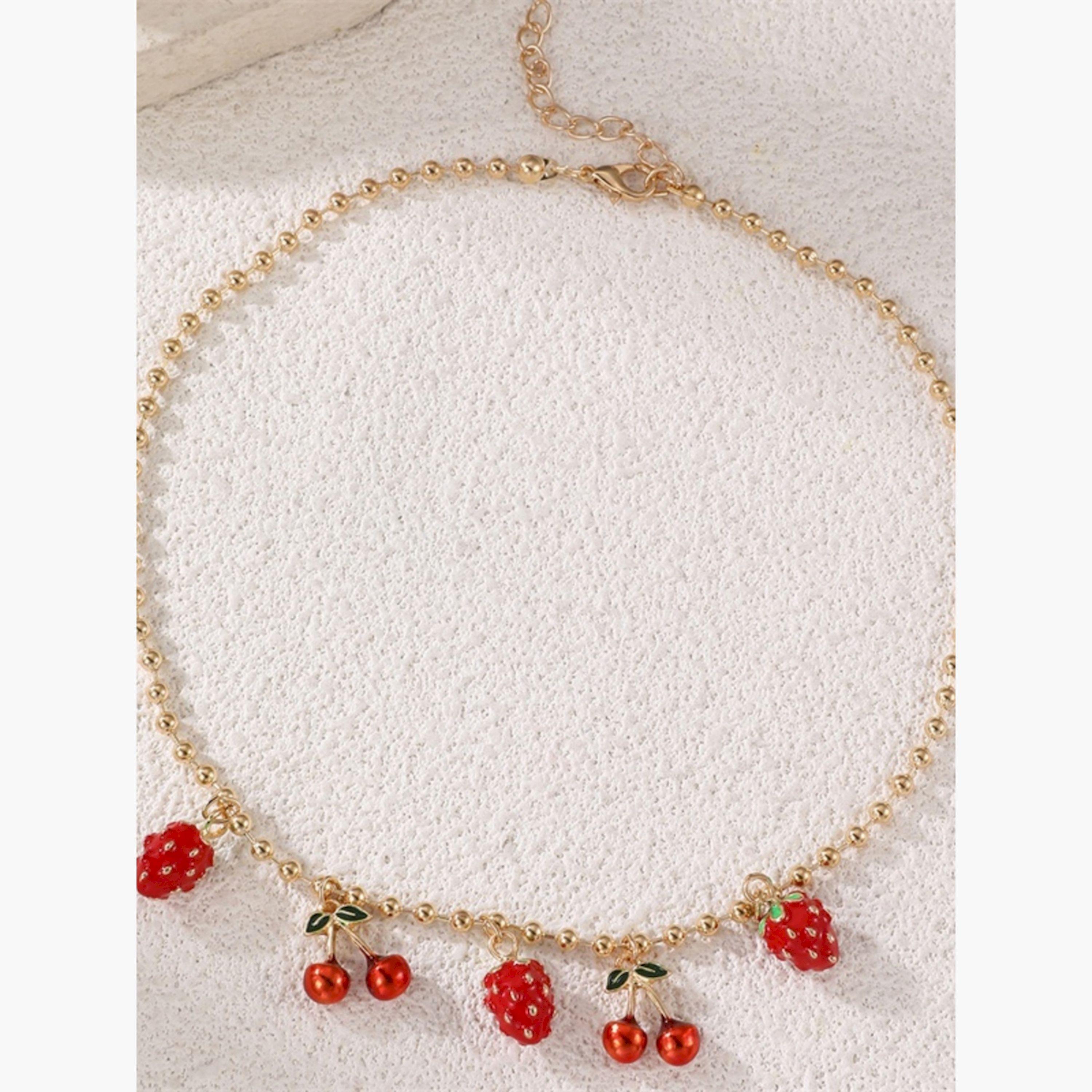 عقد مزين بقلادات فواكه-women-watchesandjewellery-jewellery-necklacesandpendants-image-2