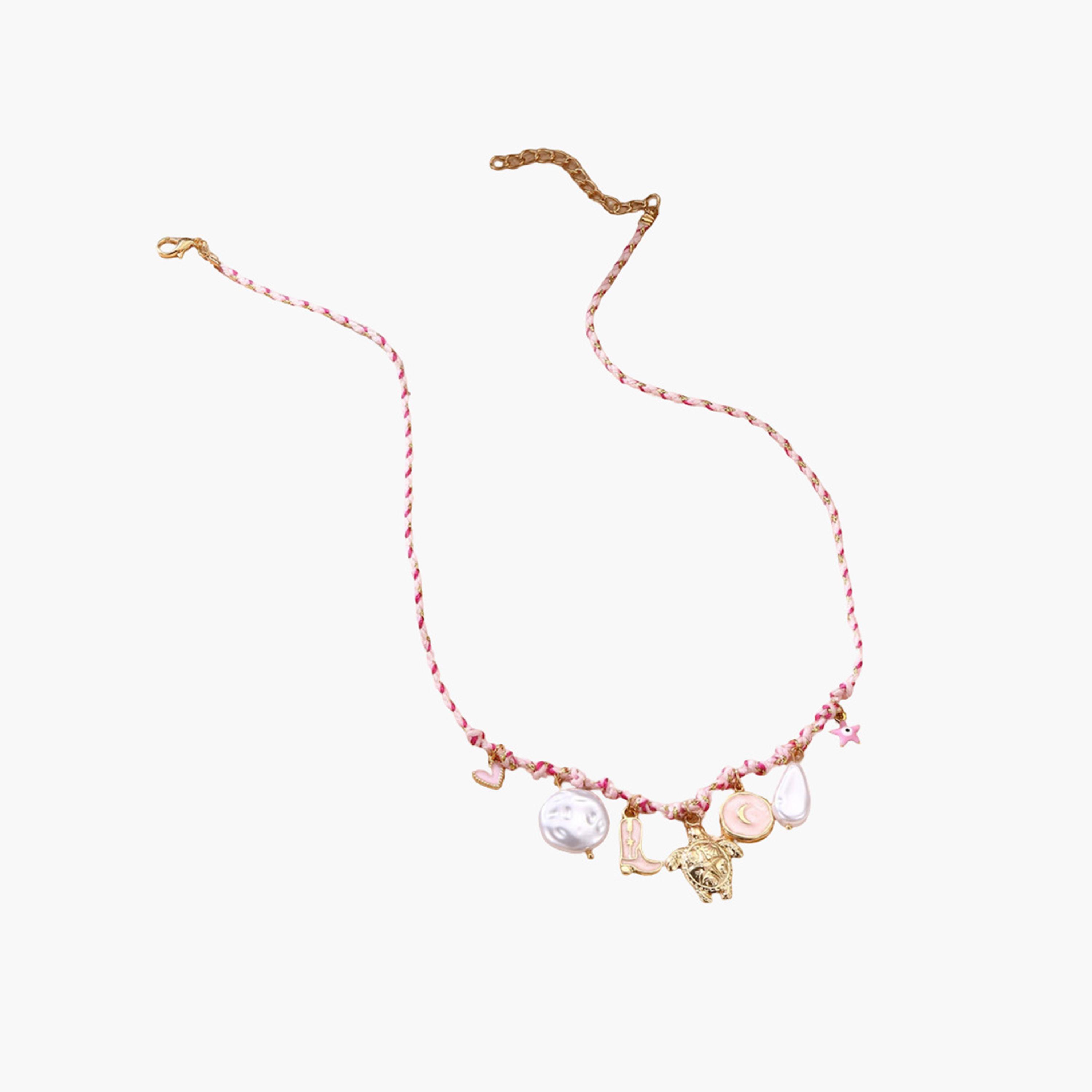 عقد بقلادة وردية-women-watchesandjewellery-jewellery-necklacesandpendants-image-1