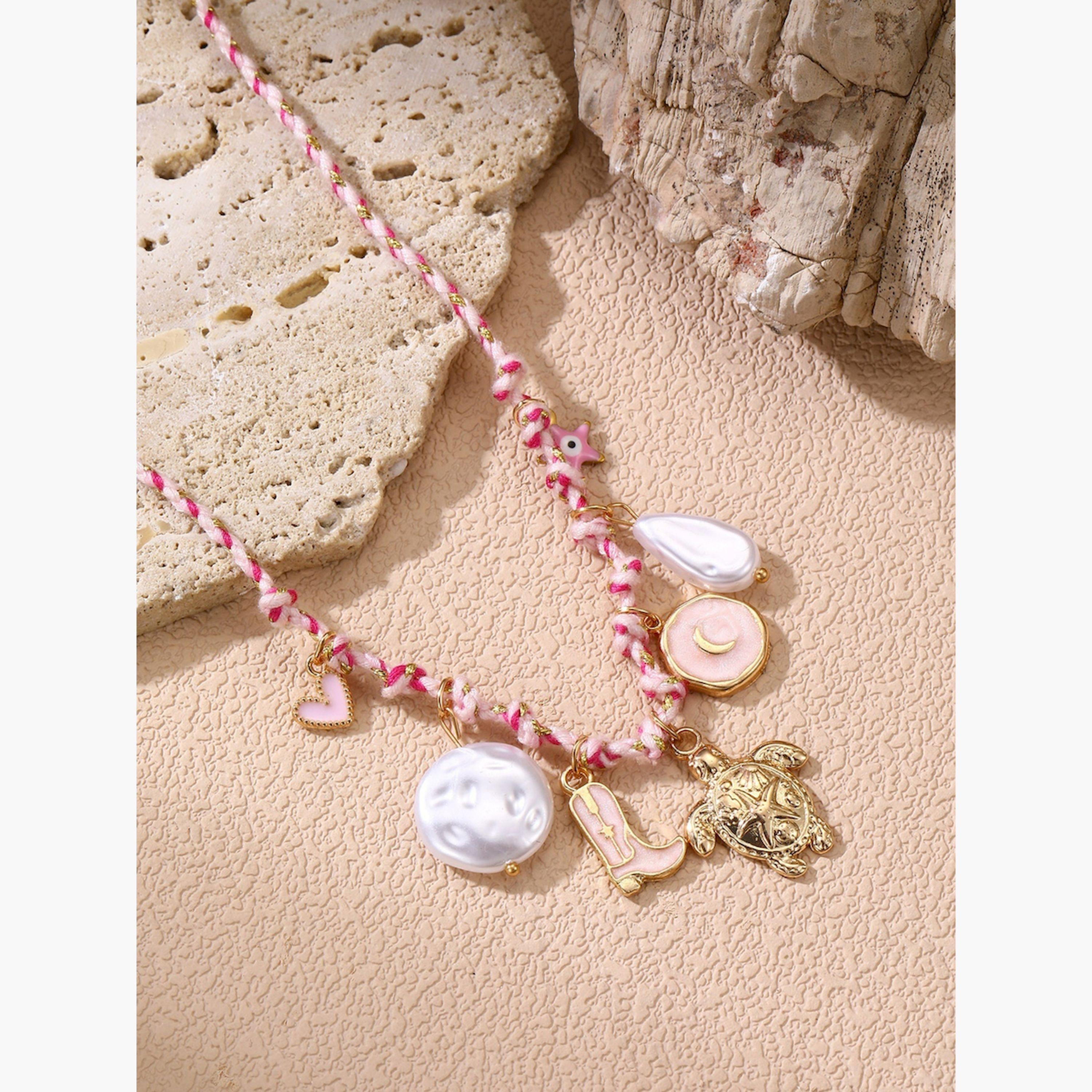 عقد بقلادة وردية-women-watchesandjewellery-jewellery-necklacesandpendants-image-3