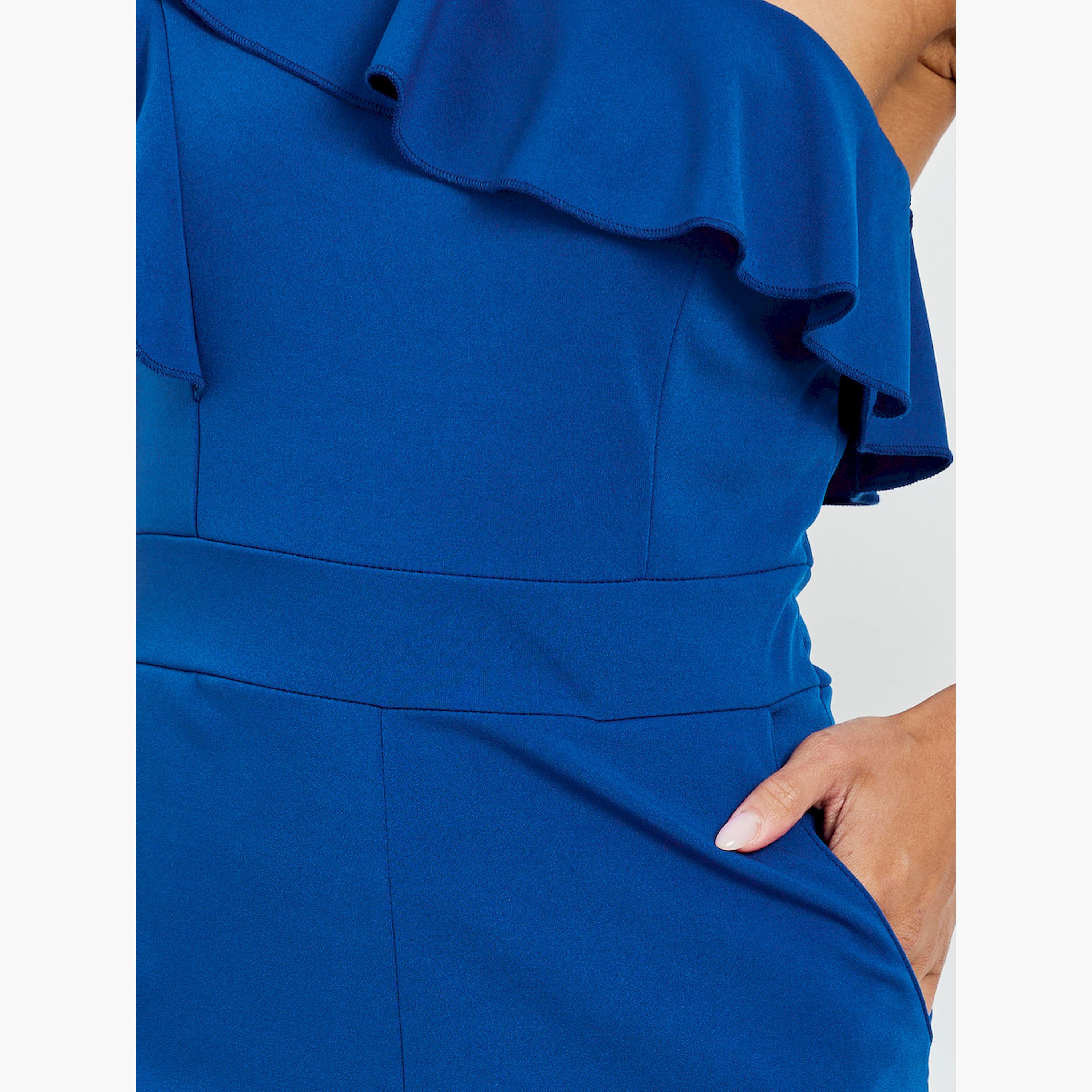 جمبسوت بأرجل واسعة وكتف واحد مع كشكش-women-clothing-jumpsuits-image-5