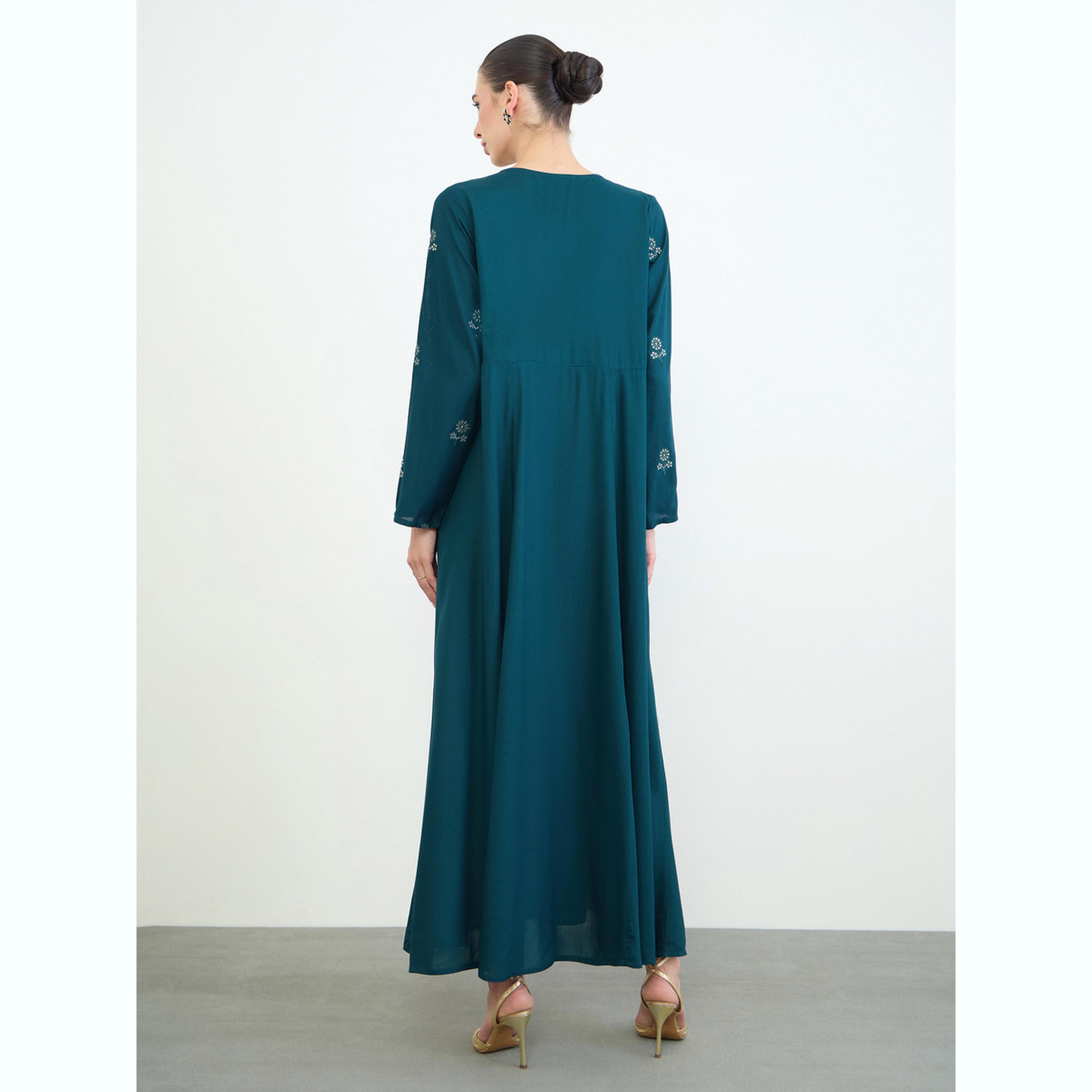 جلابية مطرزة بشغل مرآة-women-arabicclothing-jalabiyas-image-4