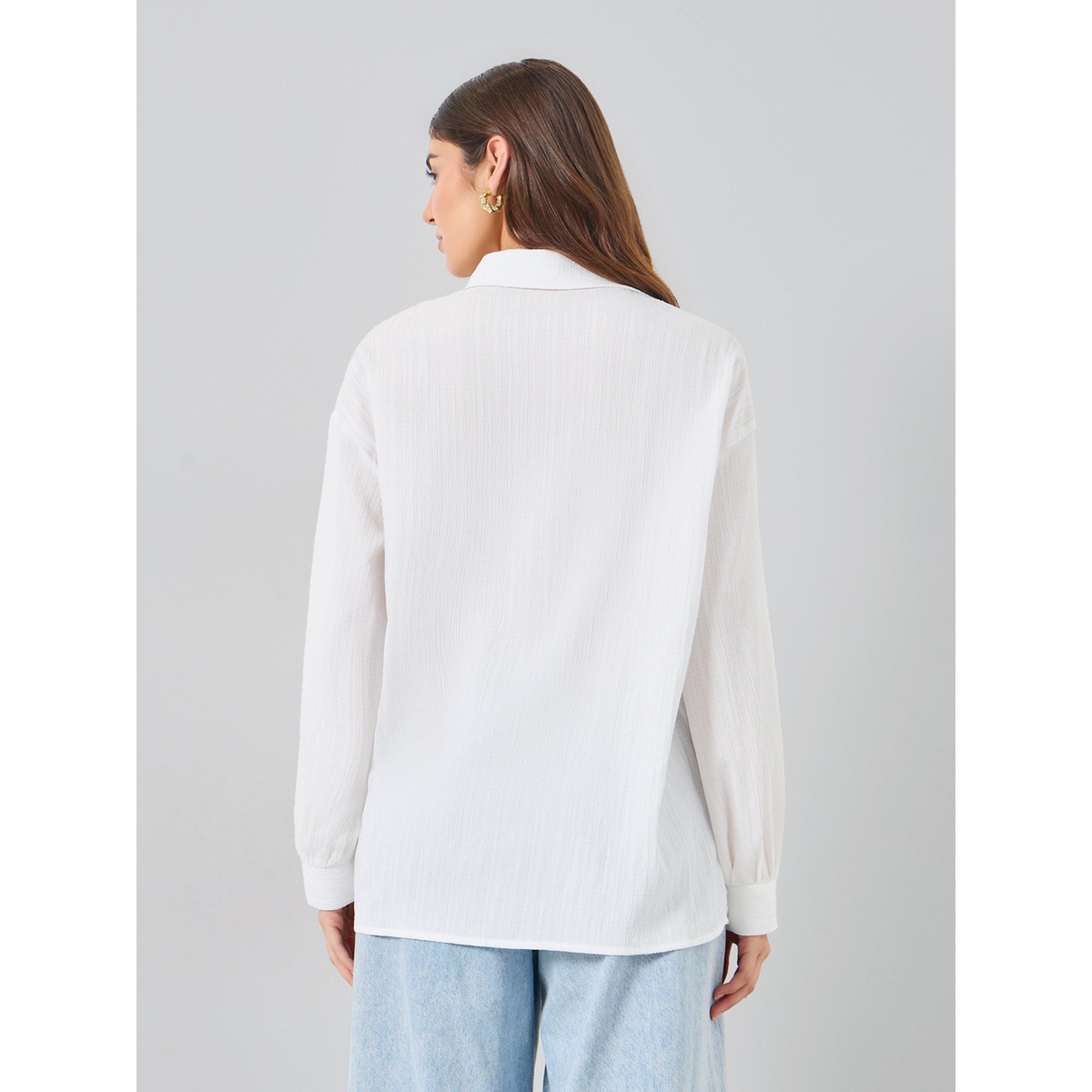 بلوزة بارزة الملمس بأكمام طويلة-women-clothing-shirtsandblouses-shirts-image-4