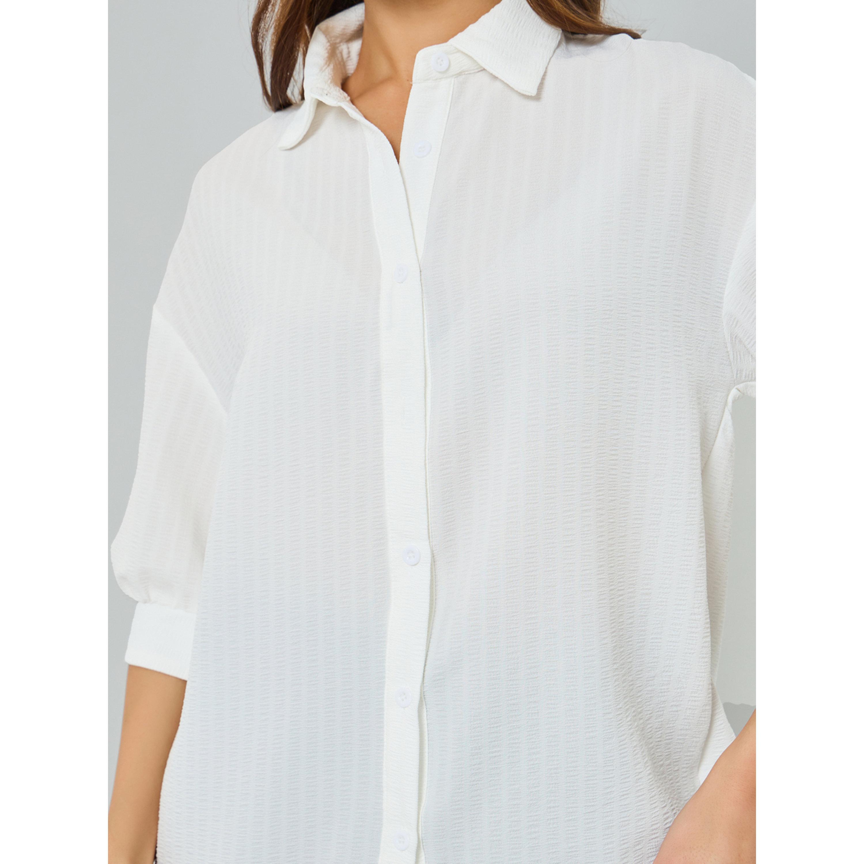 بلوزة بارزة الملمس بأكمام طويلة-women-clothing-shirtsandblouses-shirts-image-5