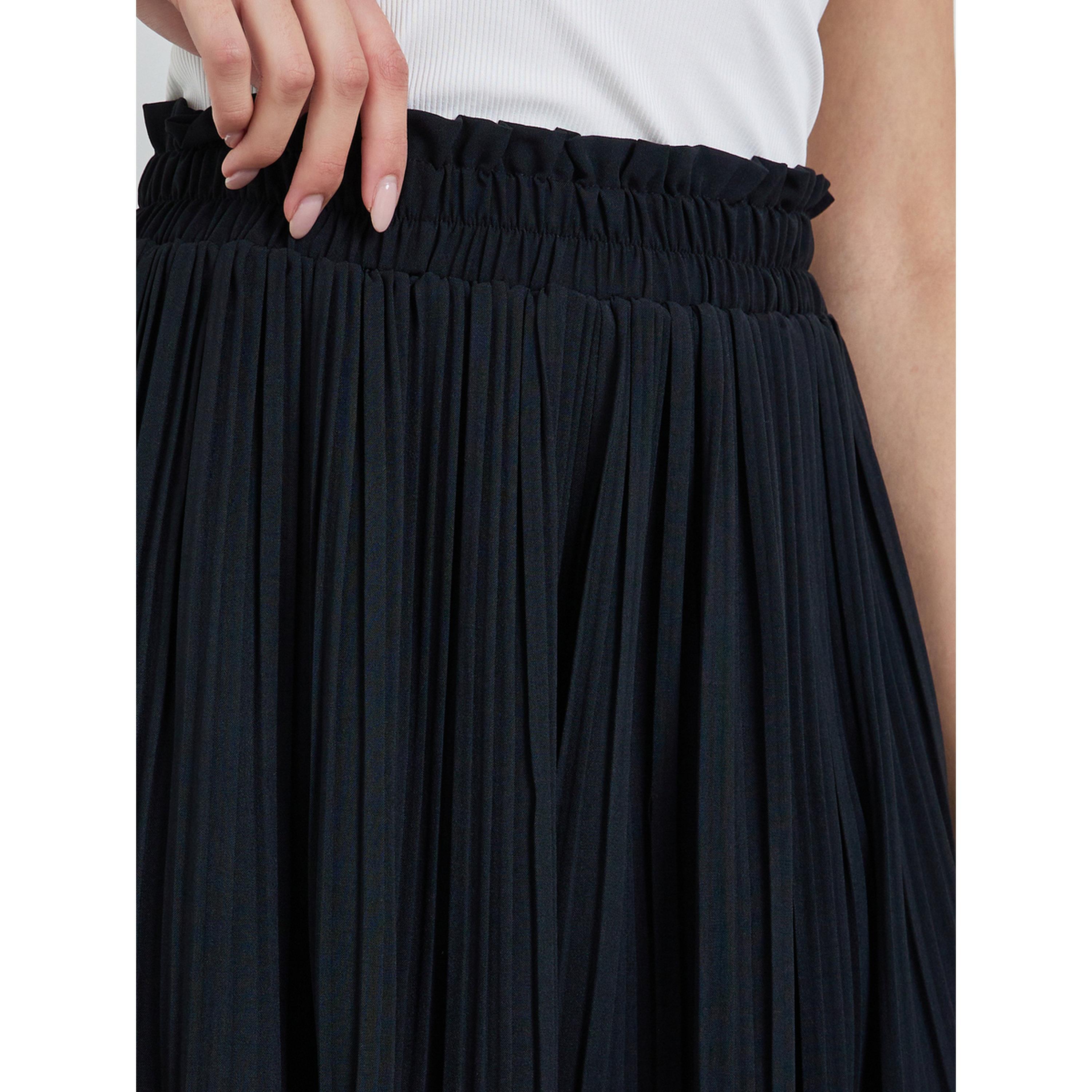Take Two Black Pleated Wide Leg Pants-women-clothing-bottoms-joggers-image-3