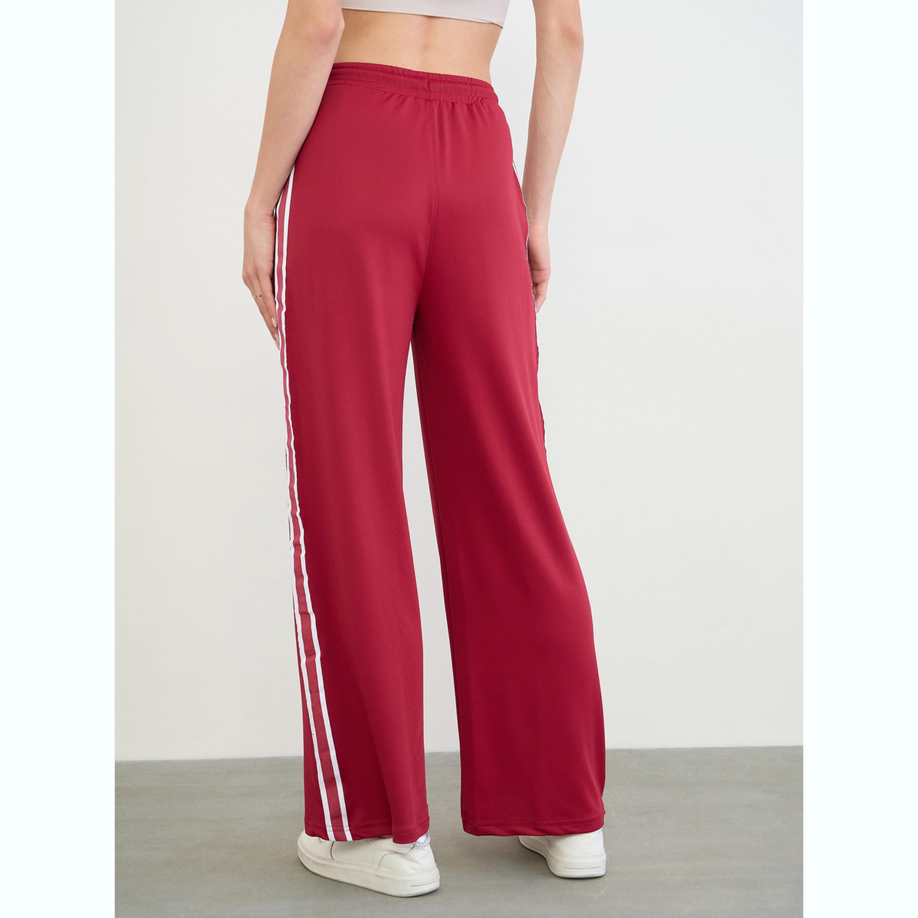 جوغر بأرجل واسعة وتفاصيل شارة-women-clothing-bottoms-joggers-image-4