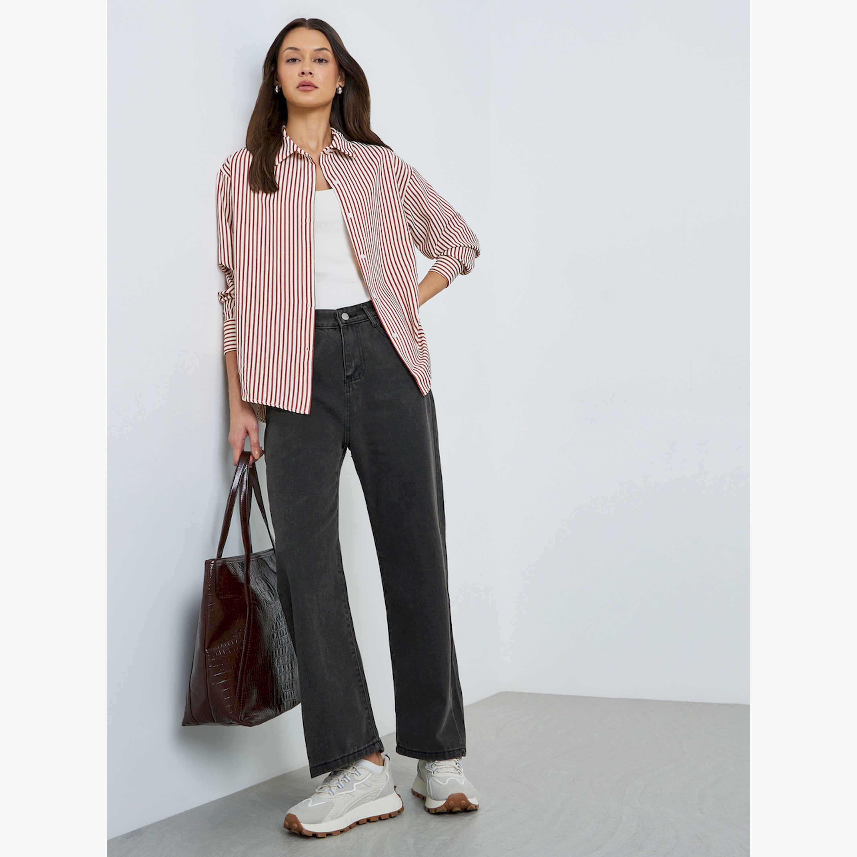 Styli Striped Long Sleeve Oversized Shirt-women-clothing-shirtsandblouses-shirts-image-2