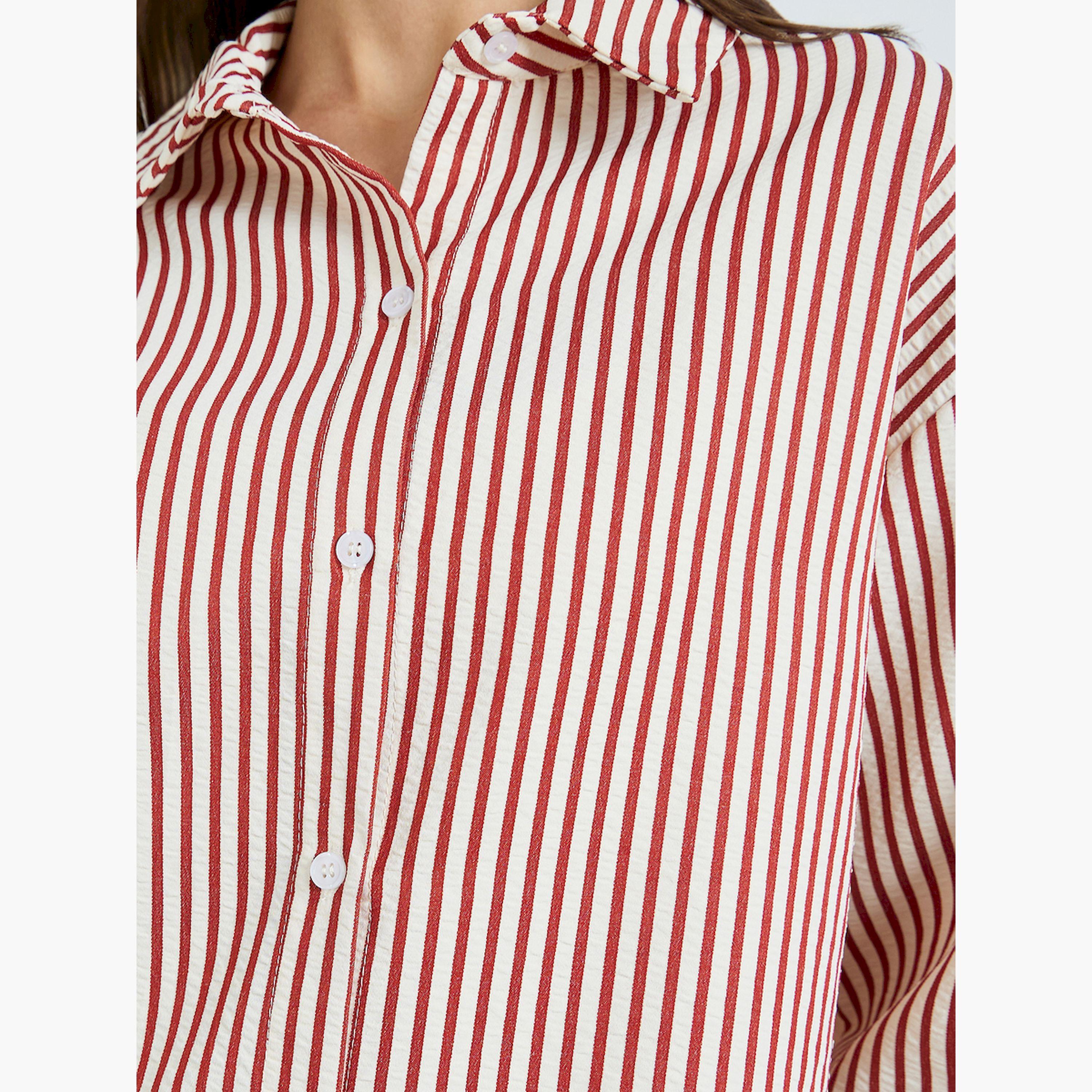 قميص مخطط واسع بأكمام طويلة-women-clothing-shirtsandblouses-shirts-image-5