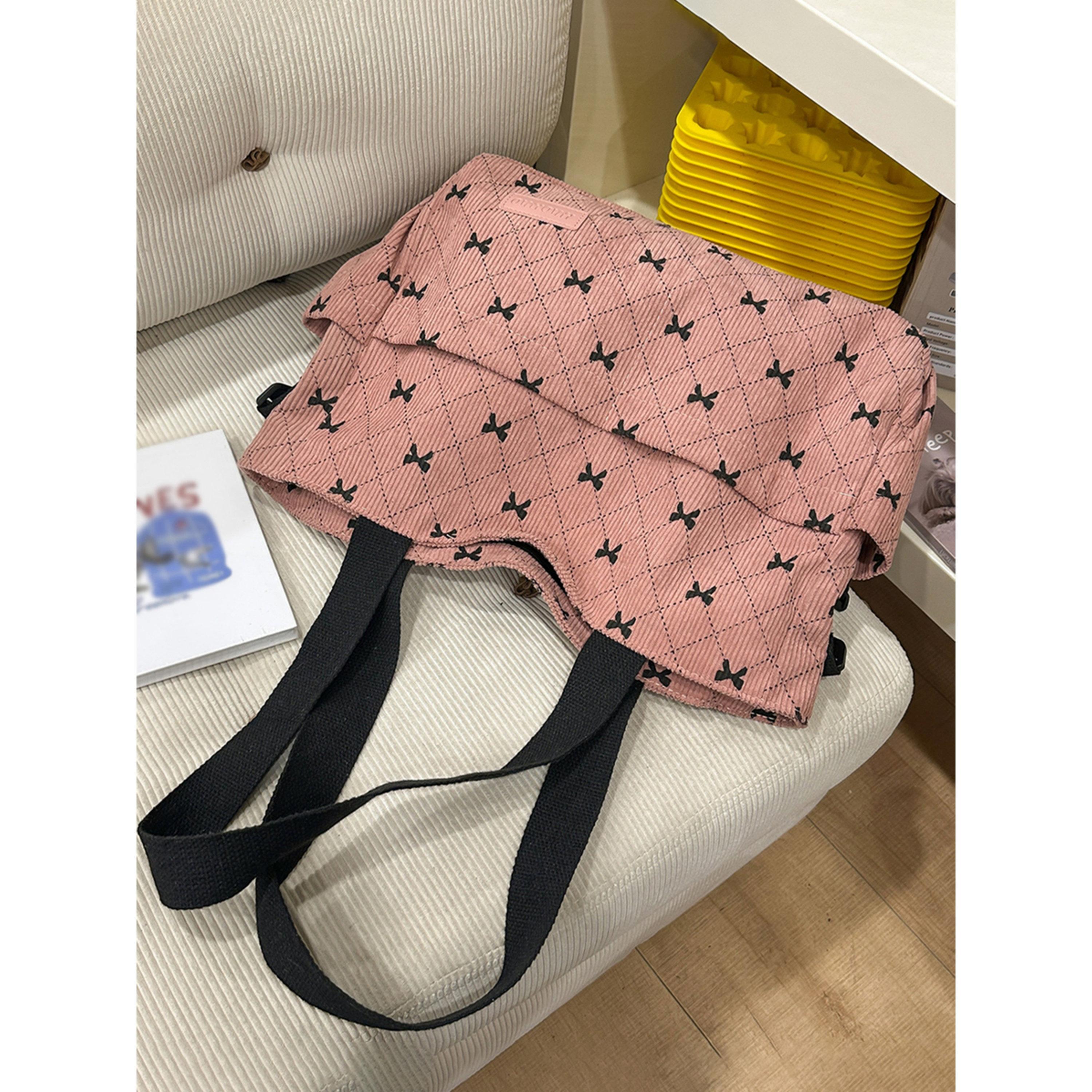 Take Two Bow Print Double Strap Shoulder Bag-women-bagsandwallets-handbags-image-2