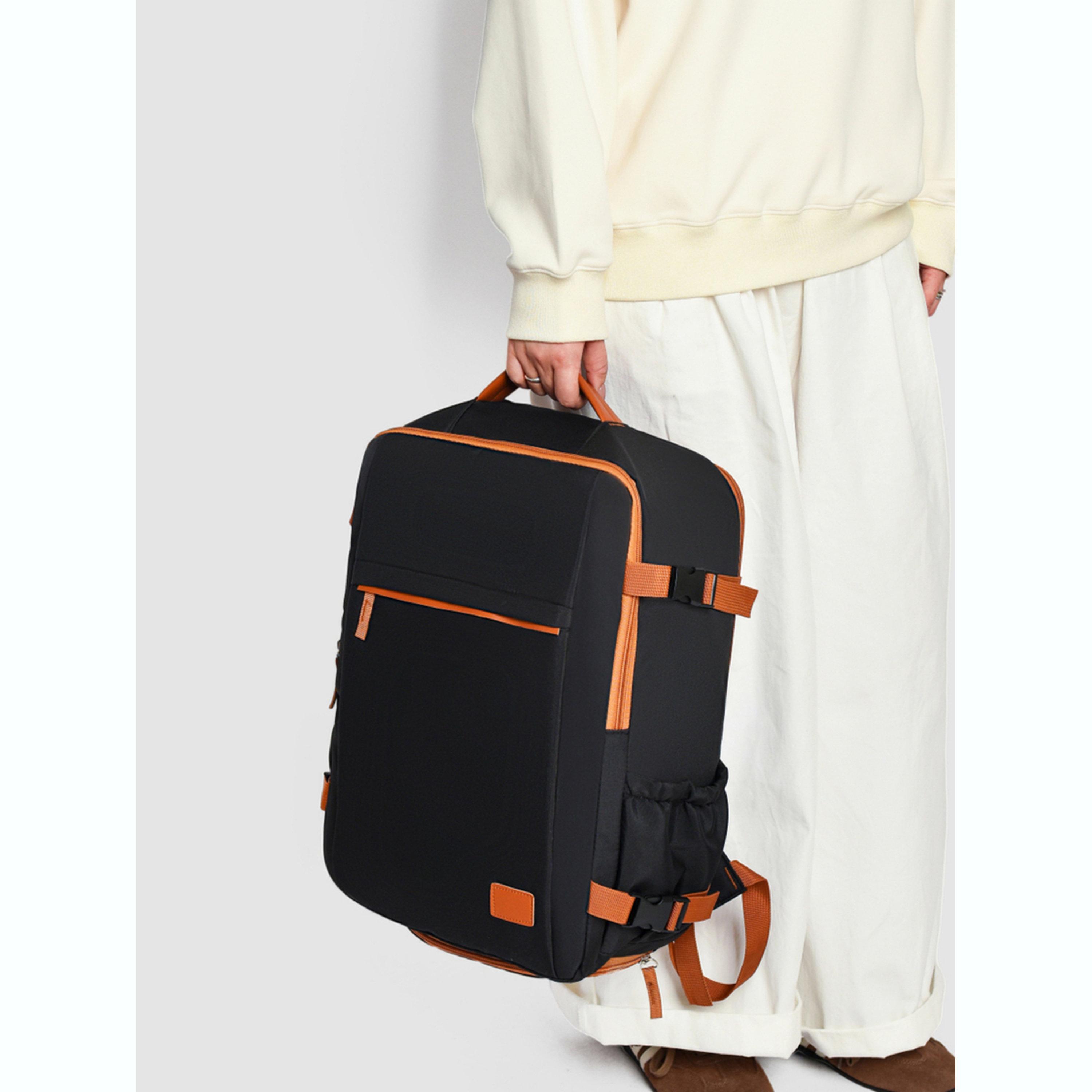 شنطة ظهر بسحاب غلق وتفاصيل متباينة-women-bagsandwallets-backpacks-image-6