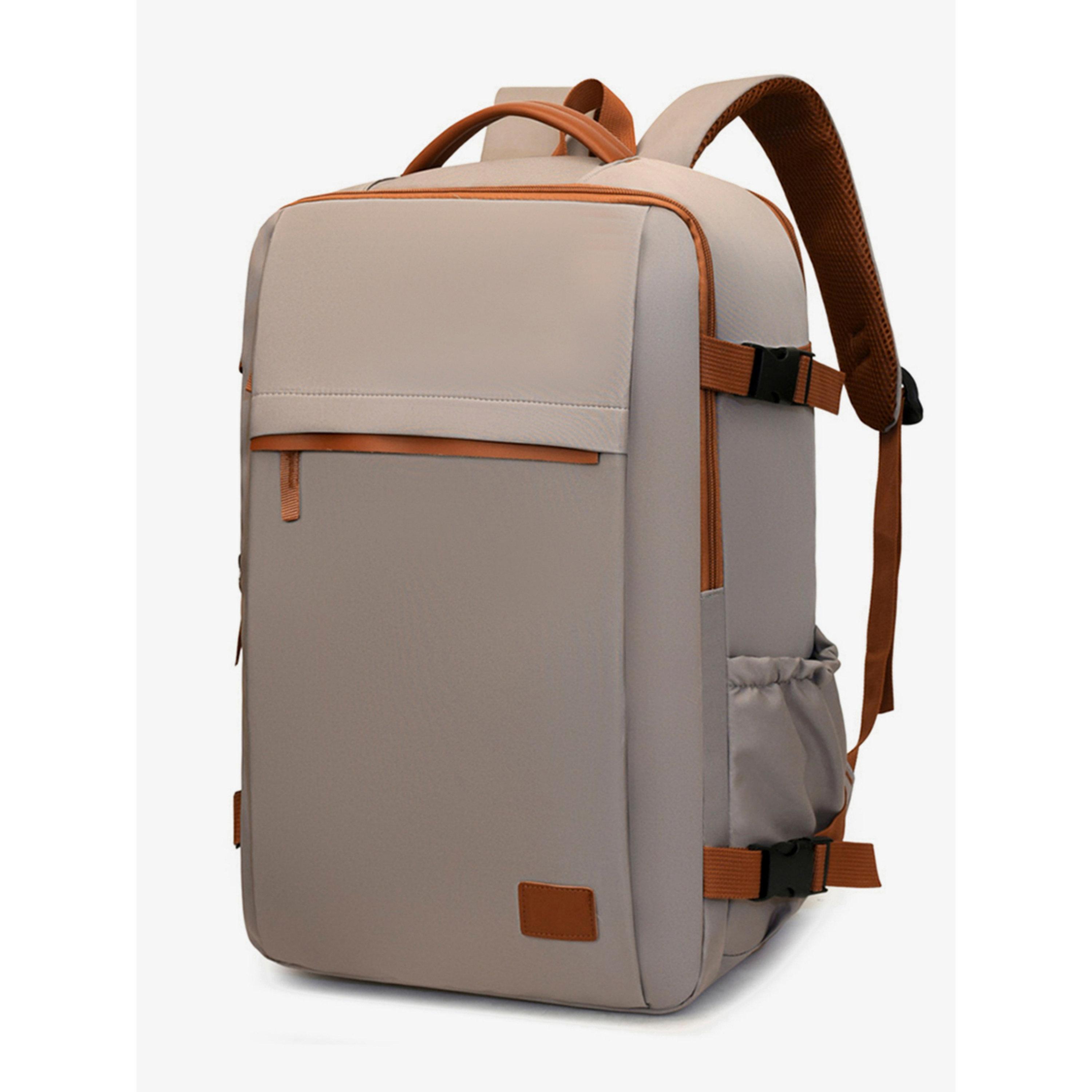 شنطة ظهر بسحاب غلق وتفاصيل متباينة-women-bagsandwallets-backpacks-image-6
