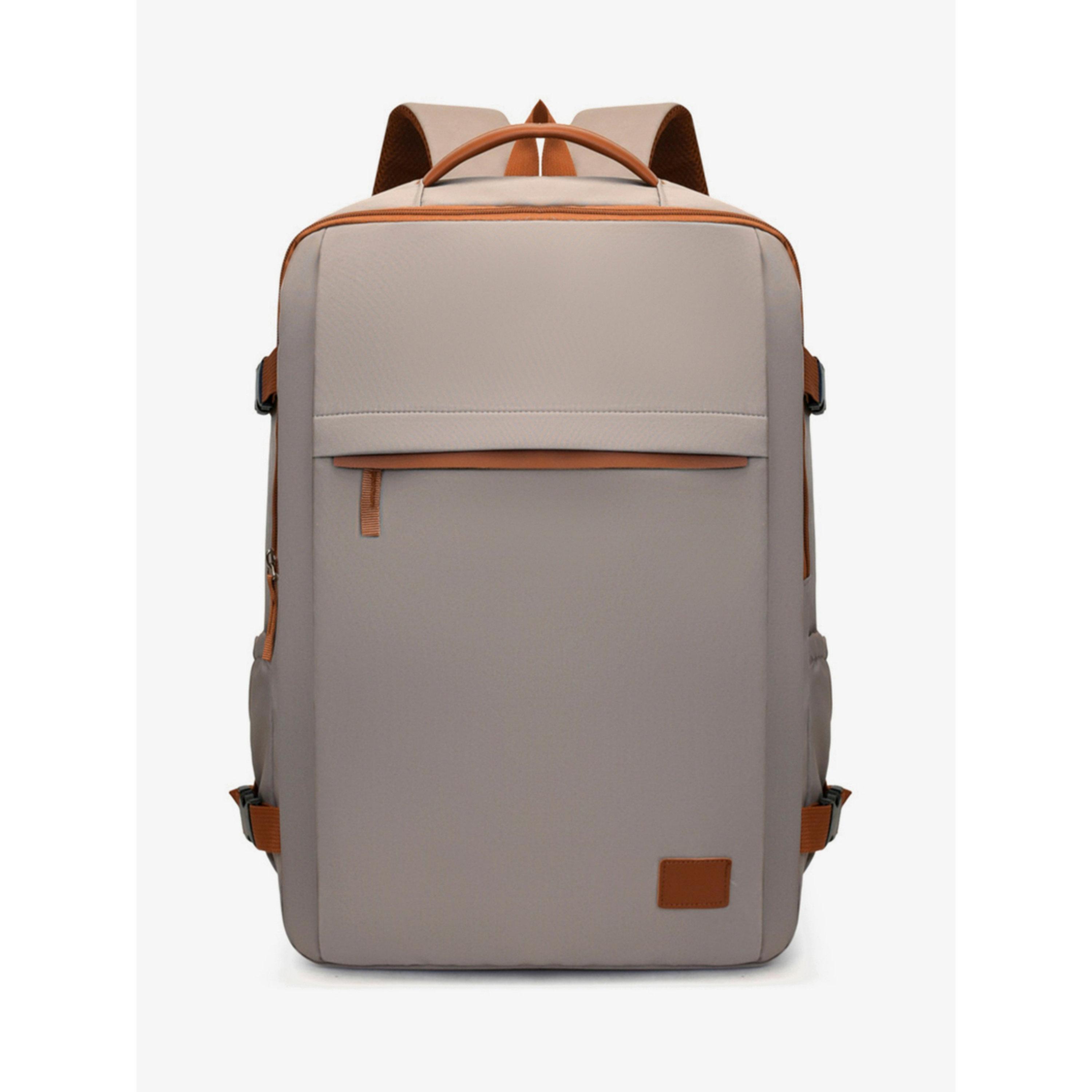 شنطة ظهر بسحاب غلق وتفاصيل متباينة-women-bagsandwallets-backpacks-image-5