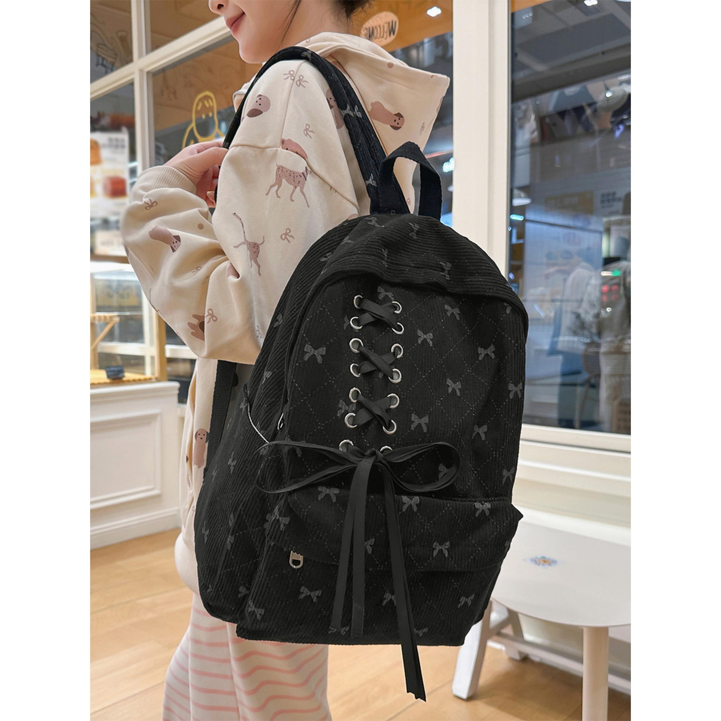 شنطة ظهر بتفاصيل عقدة-women-bagsandwallets-backpacks-image-6