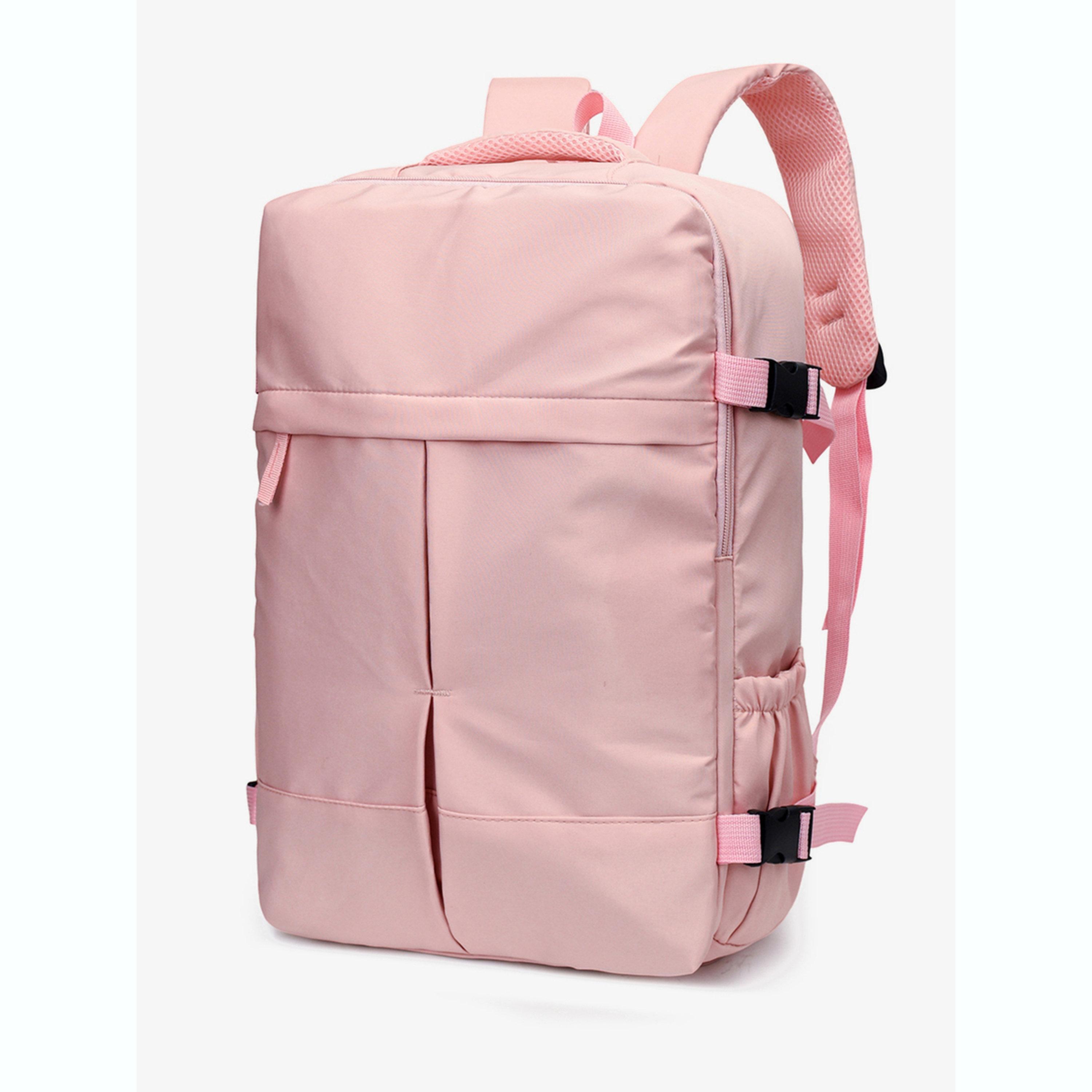 Take Two Pink Zip Closure Backpack-women-bagsandwallets-backpacks-image-1