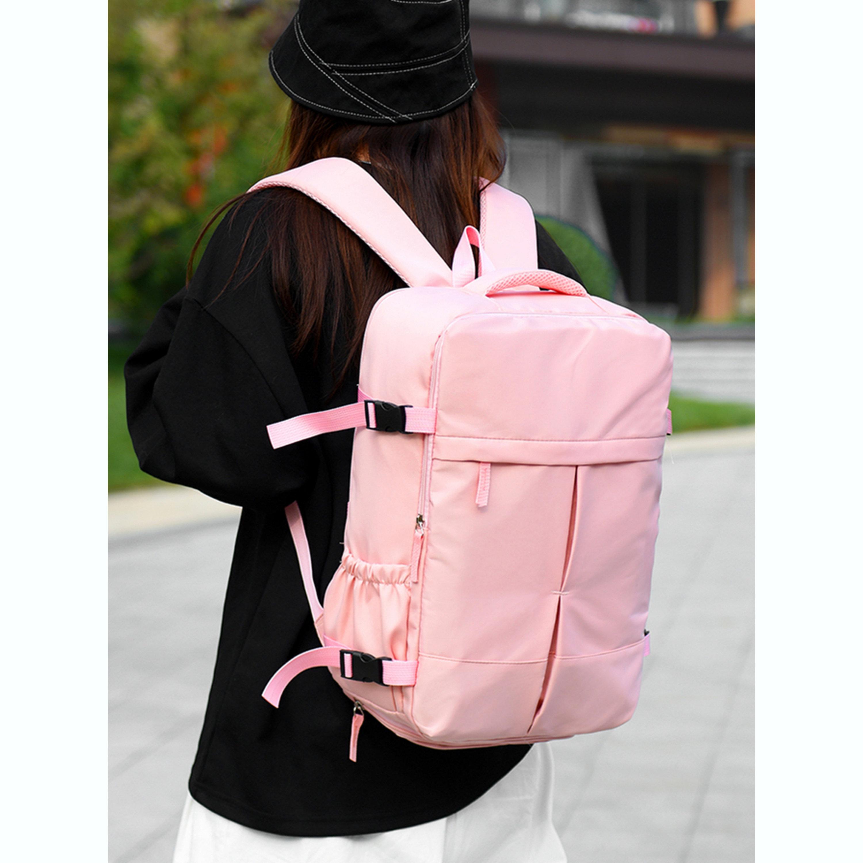 Take Two Pink Zip Closure Backpack-women-bagsandwallets-backpacks-image-3