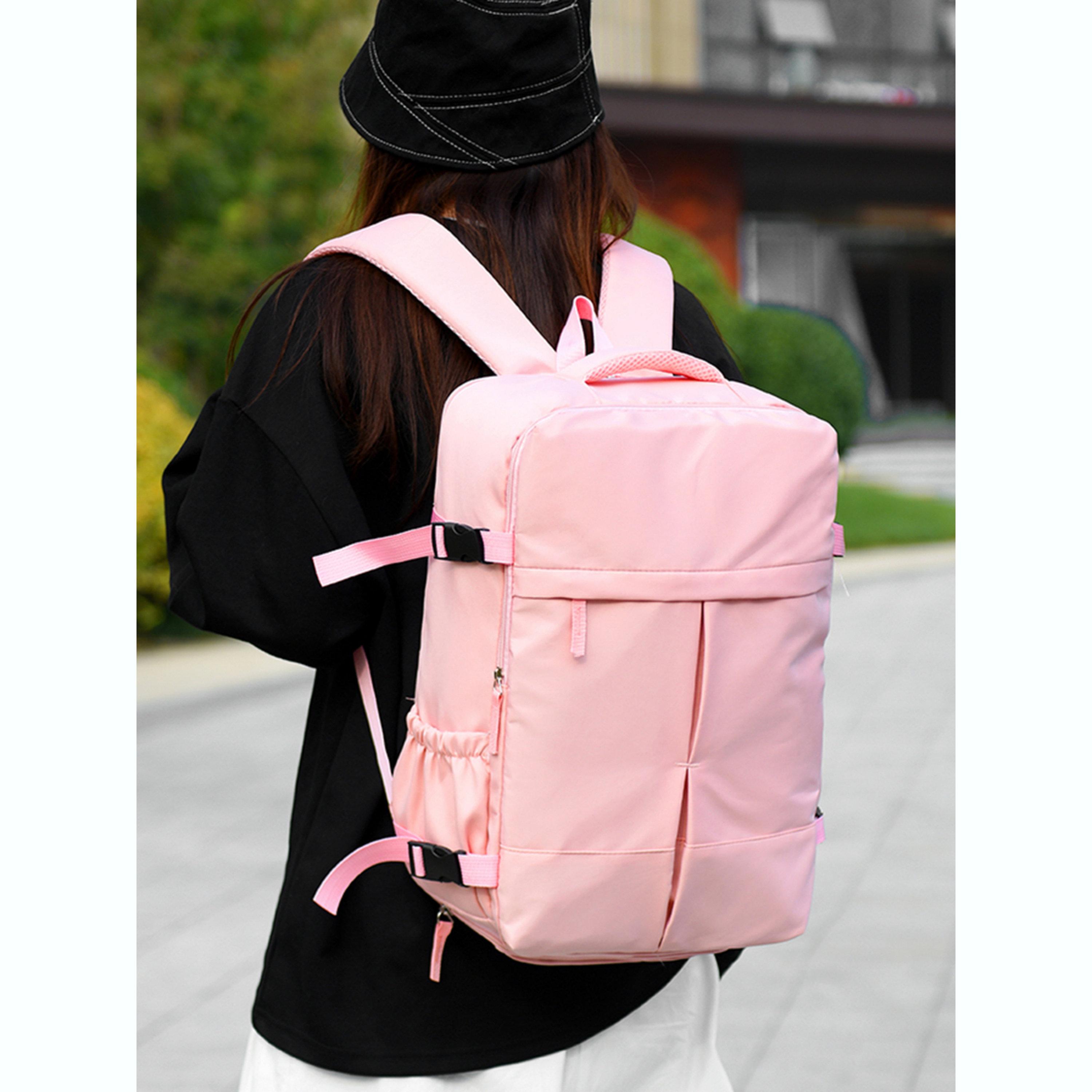Take Two Pink Zip Closure Backpack-women-bagsandwallets-backpacks-image-4
