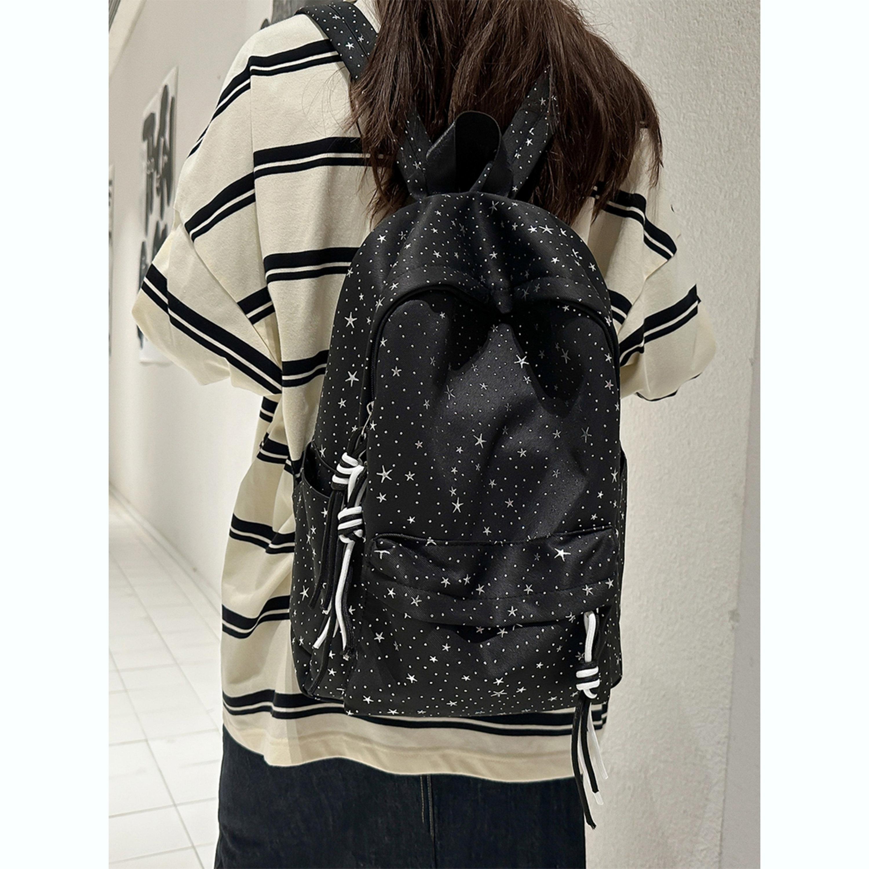 شنطة ظهر بسحاب غلق وتفاصيل مزينة-women-bagsandwallets-backpacks-image-4
