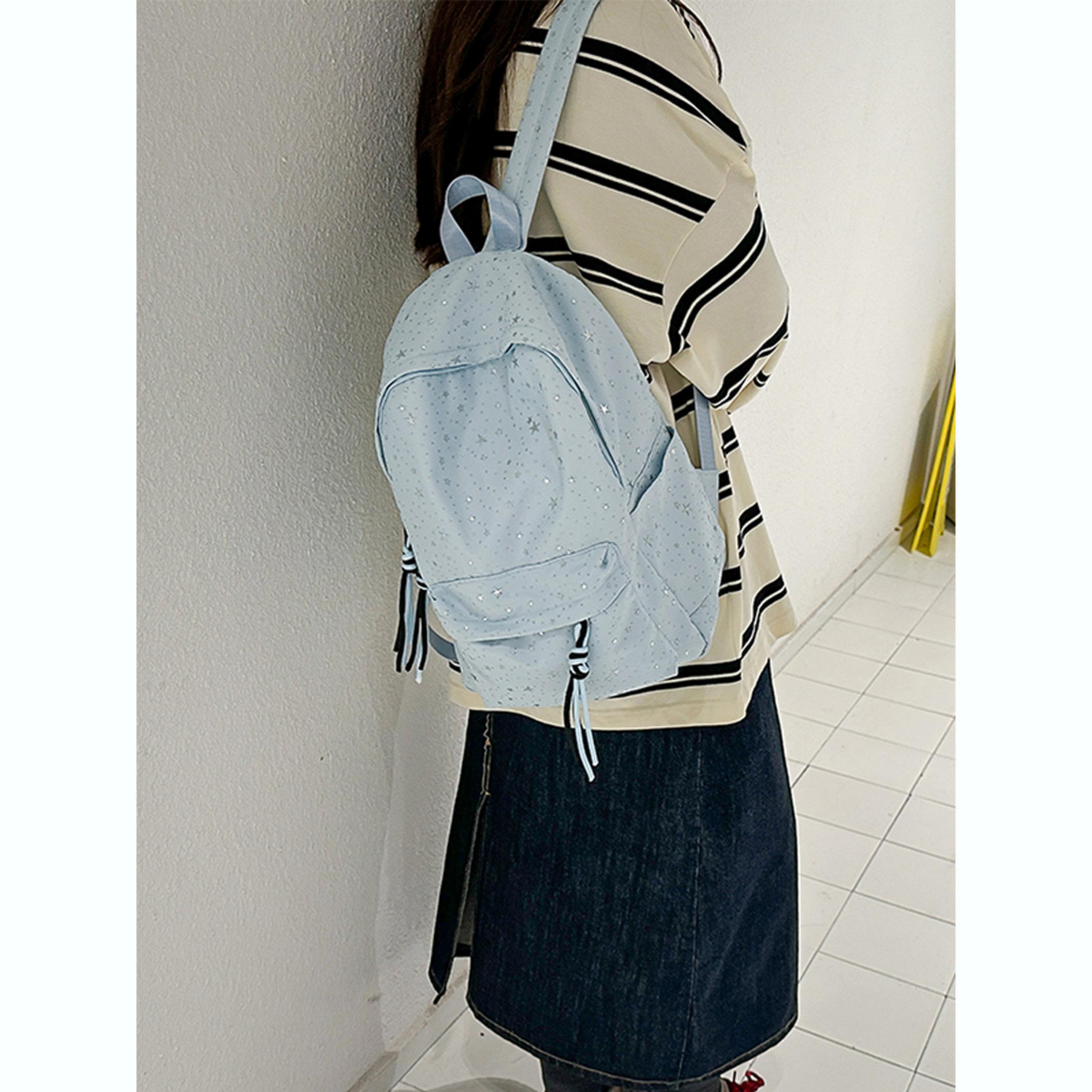 شنطة ظهر بسحاب غلق وتفاصيل مزينة-women-bagsandwallets-backpacks-image-5