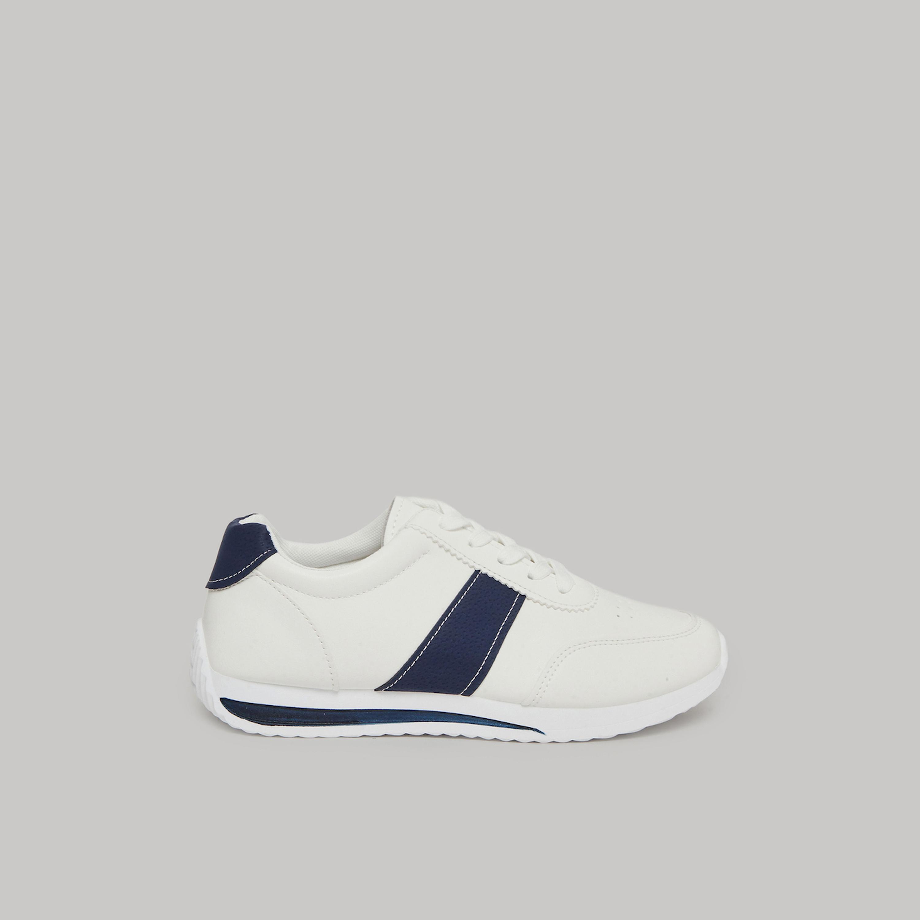 تيك تو × ستايلي - حذاء رياضي برباط بألوان متداخلة-sports-women-shoes-image-2