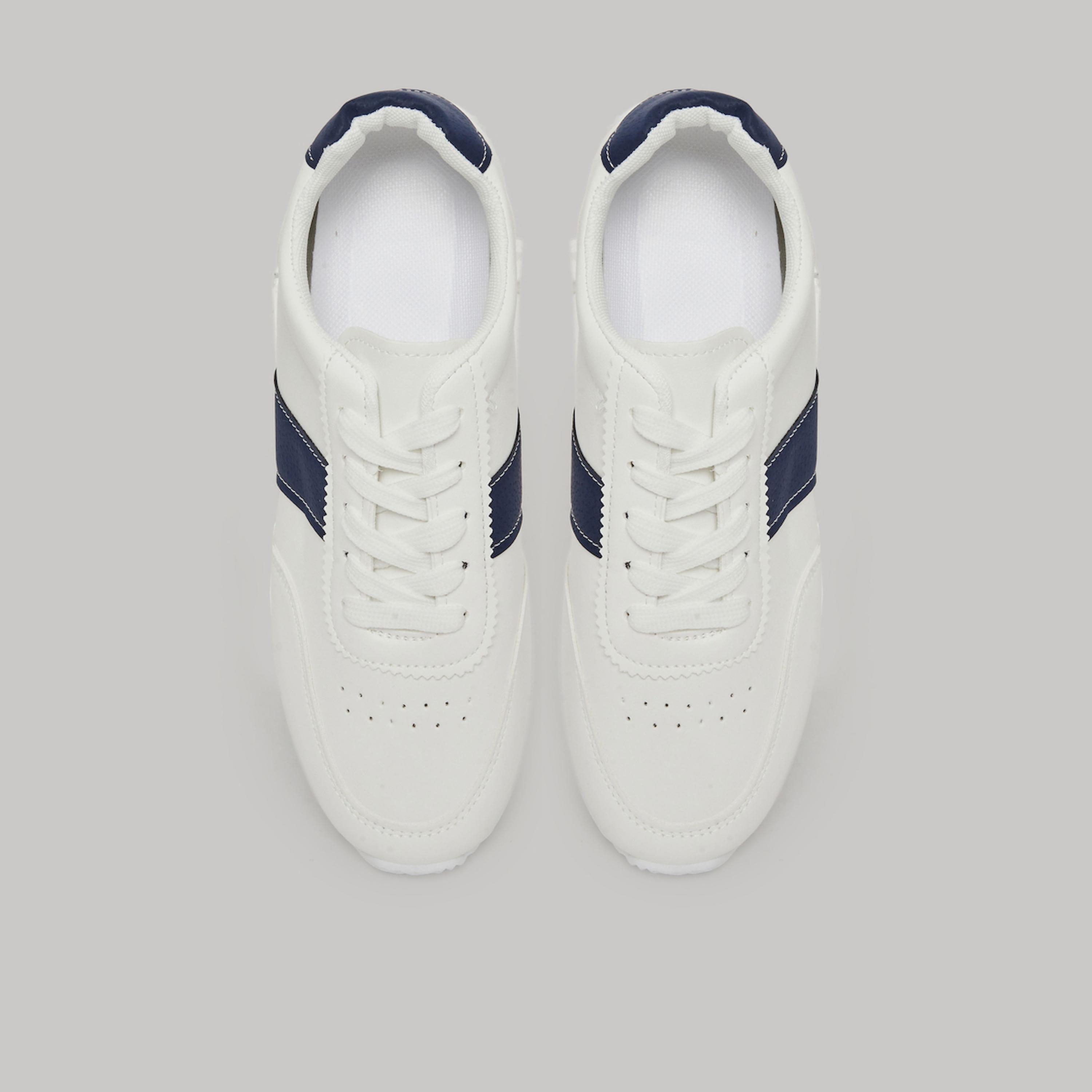 تيك تو × ستايلي - حذاء رياضي برباط بألوان متداخلة-sports-women-shoes-image-3
