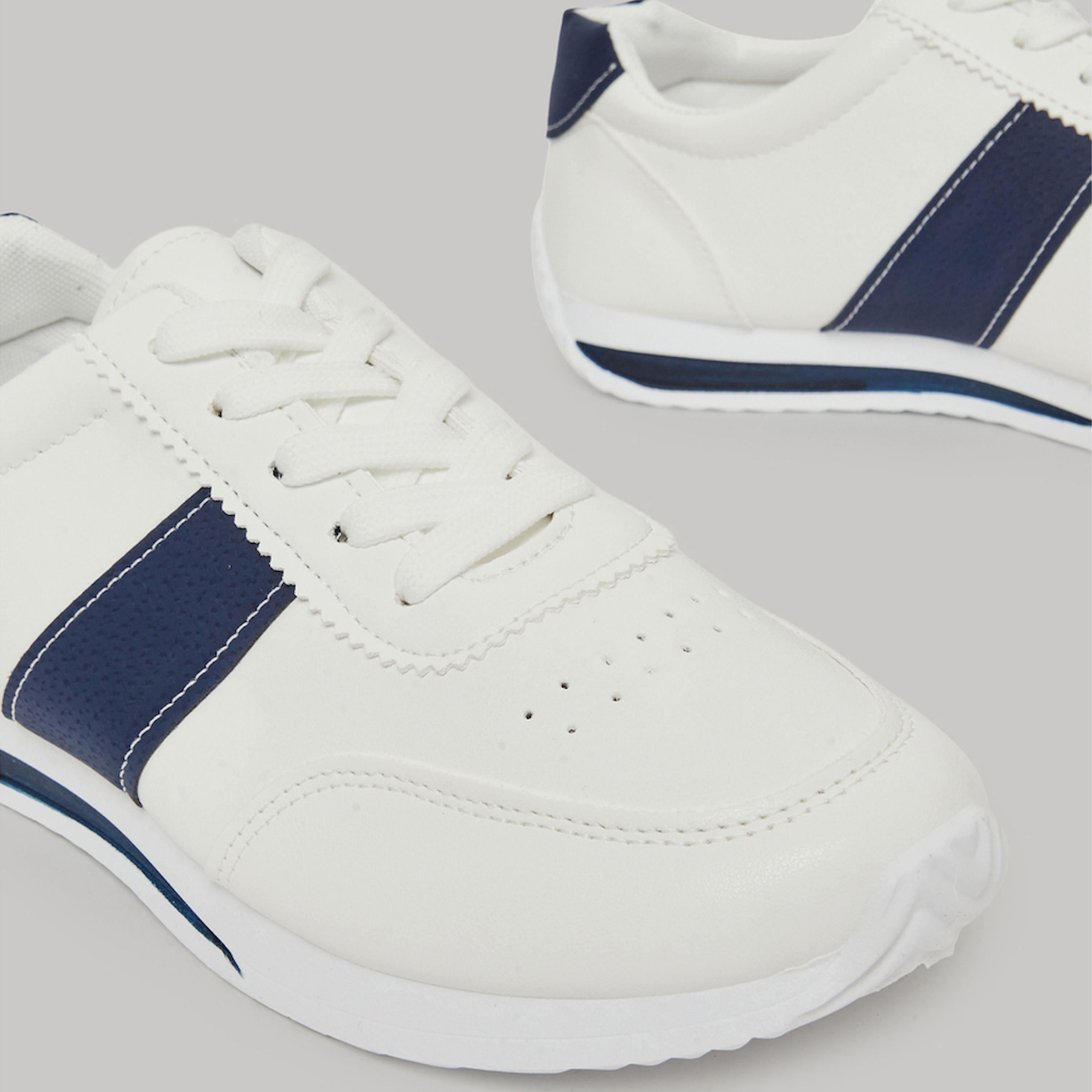 تيك تو × ستايلي - حذاء رياضي برباط بألوان متداخلة-sports-women-shoes-image-4