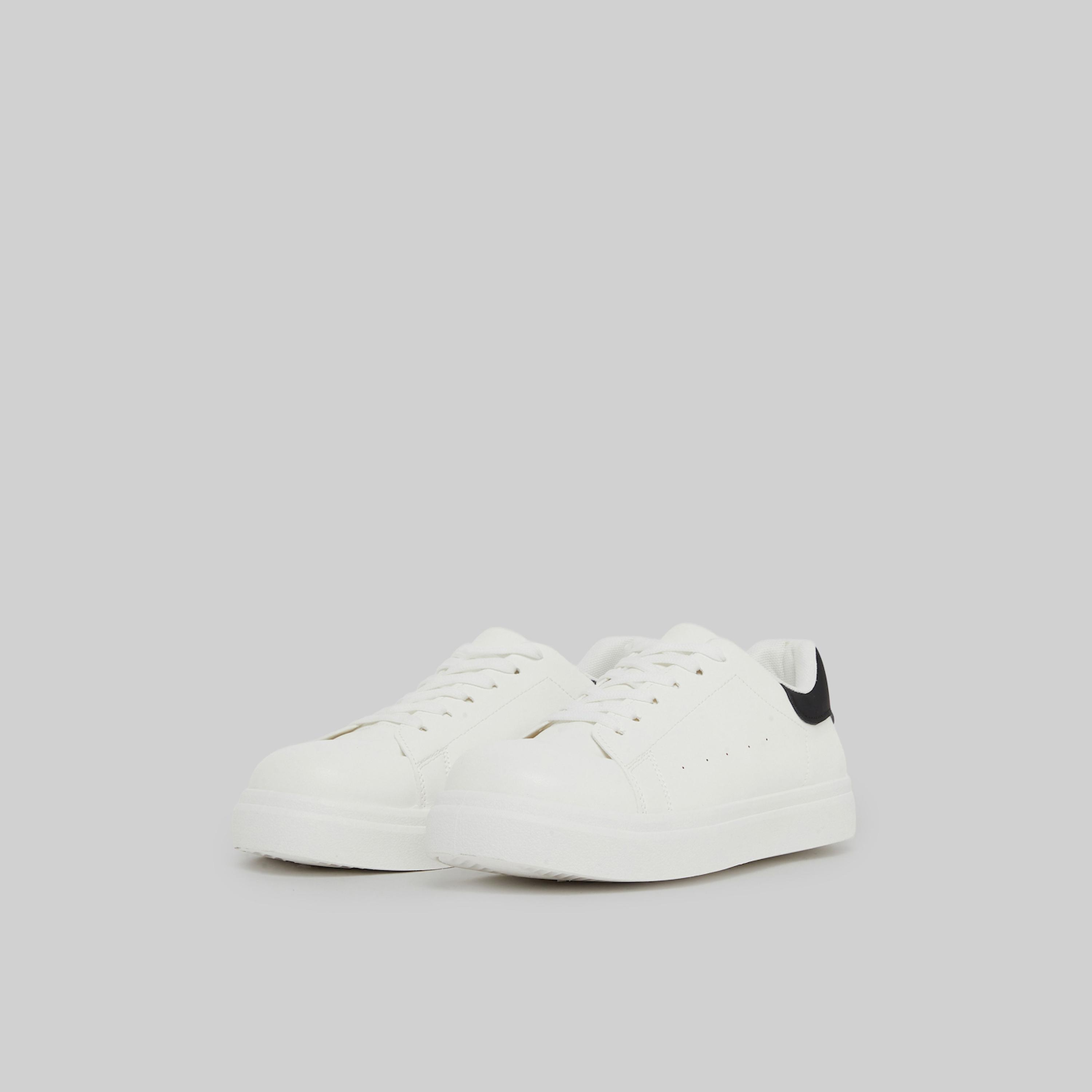 Take Two White Lace-Up Sneakers-women-shoes-sneakers-image-1