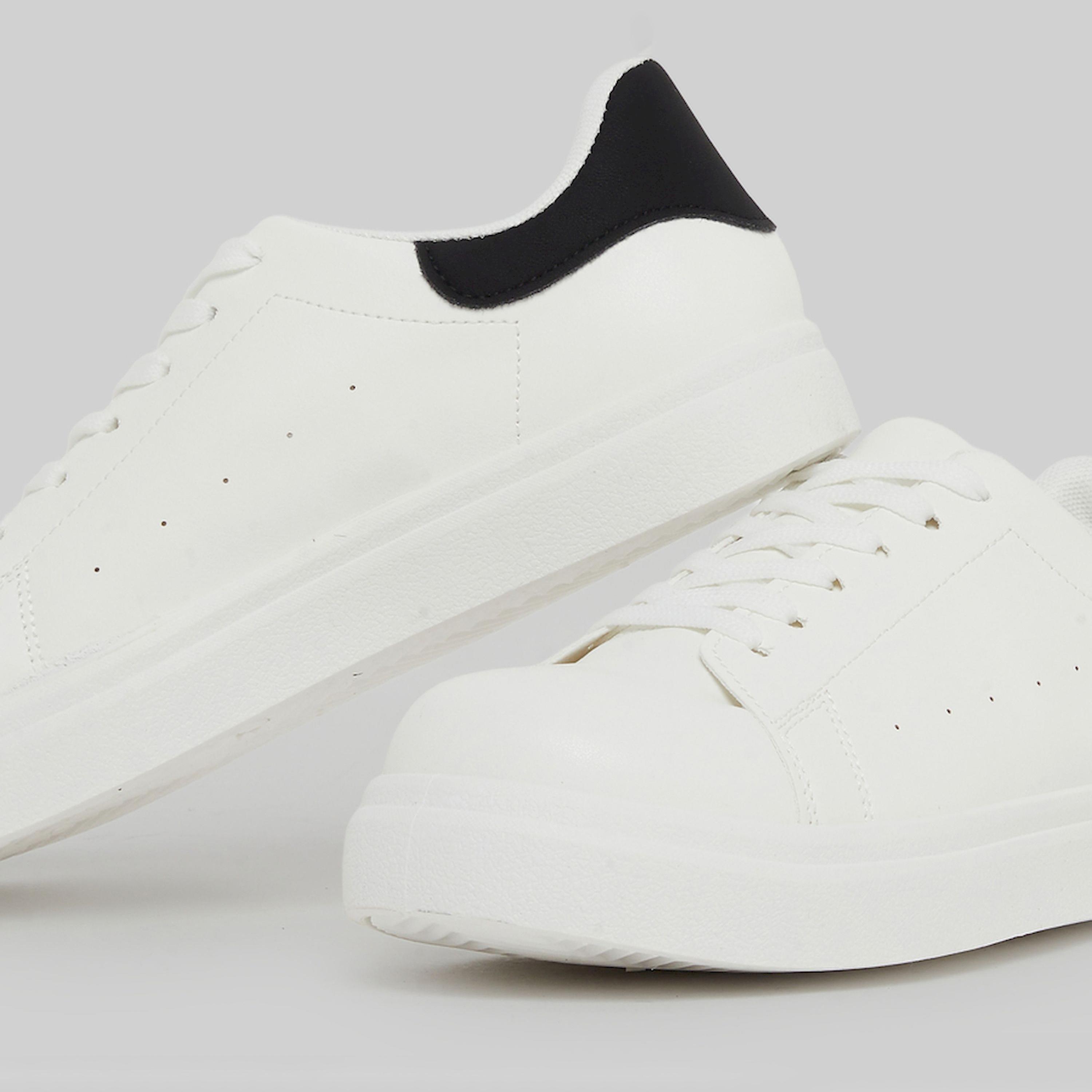 Take Two White Lace-Up Sneakers-women-shoes-sneakers-image-4