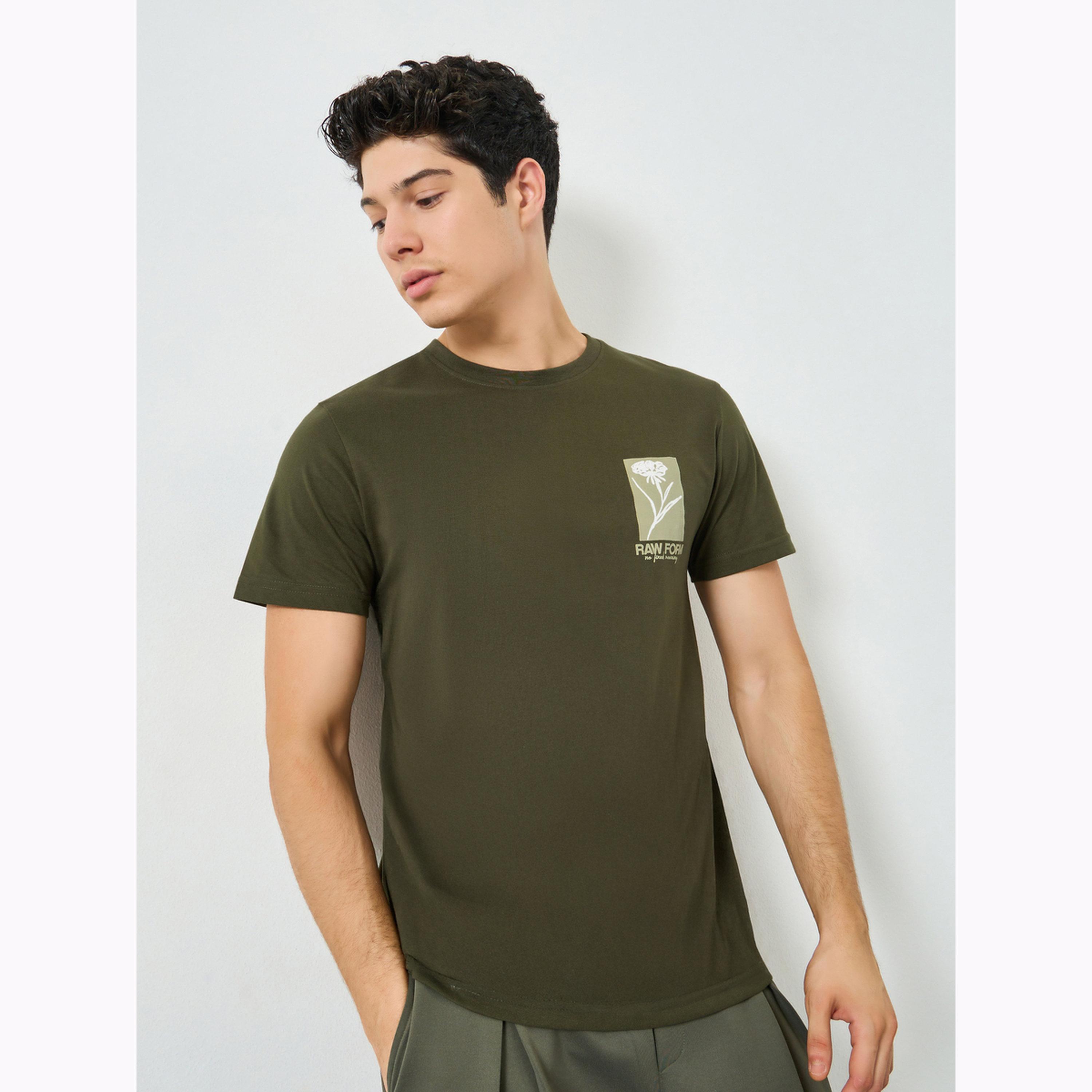 تيشيرت للأولاد بياقة دائرية وطبعة جرافيك-men-clothing-tshirtsandpolos-tshirts-image-1