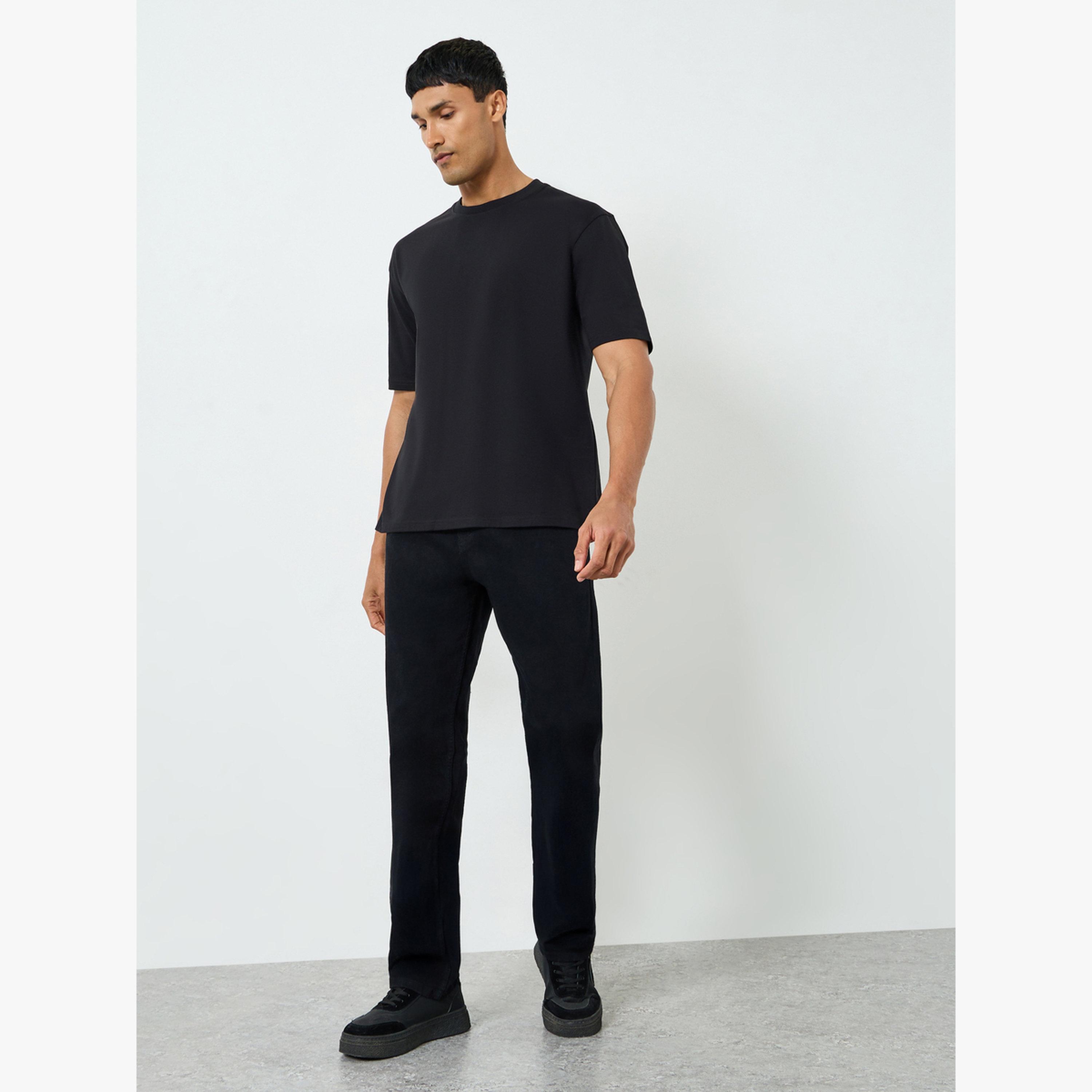 تيشيرت رجالي بطبعة جرافيك قصة واسعة-men-clothing-tshirtsandpolos-tshirts-image-2