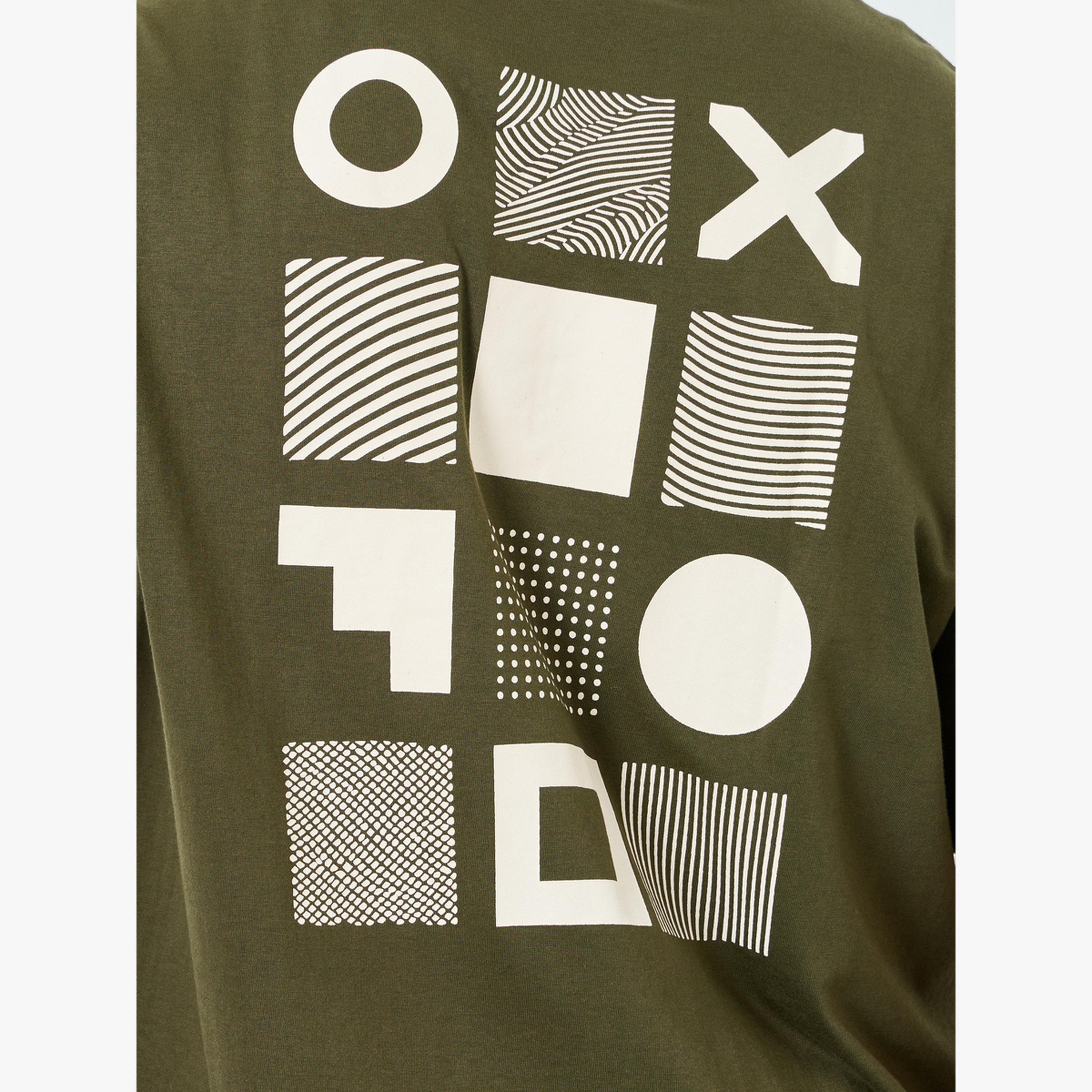 Styli Men Olive Graphic Print Oversized T-Shirt-men-clothing-tshirtsandpolos-tshirts-image-5