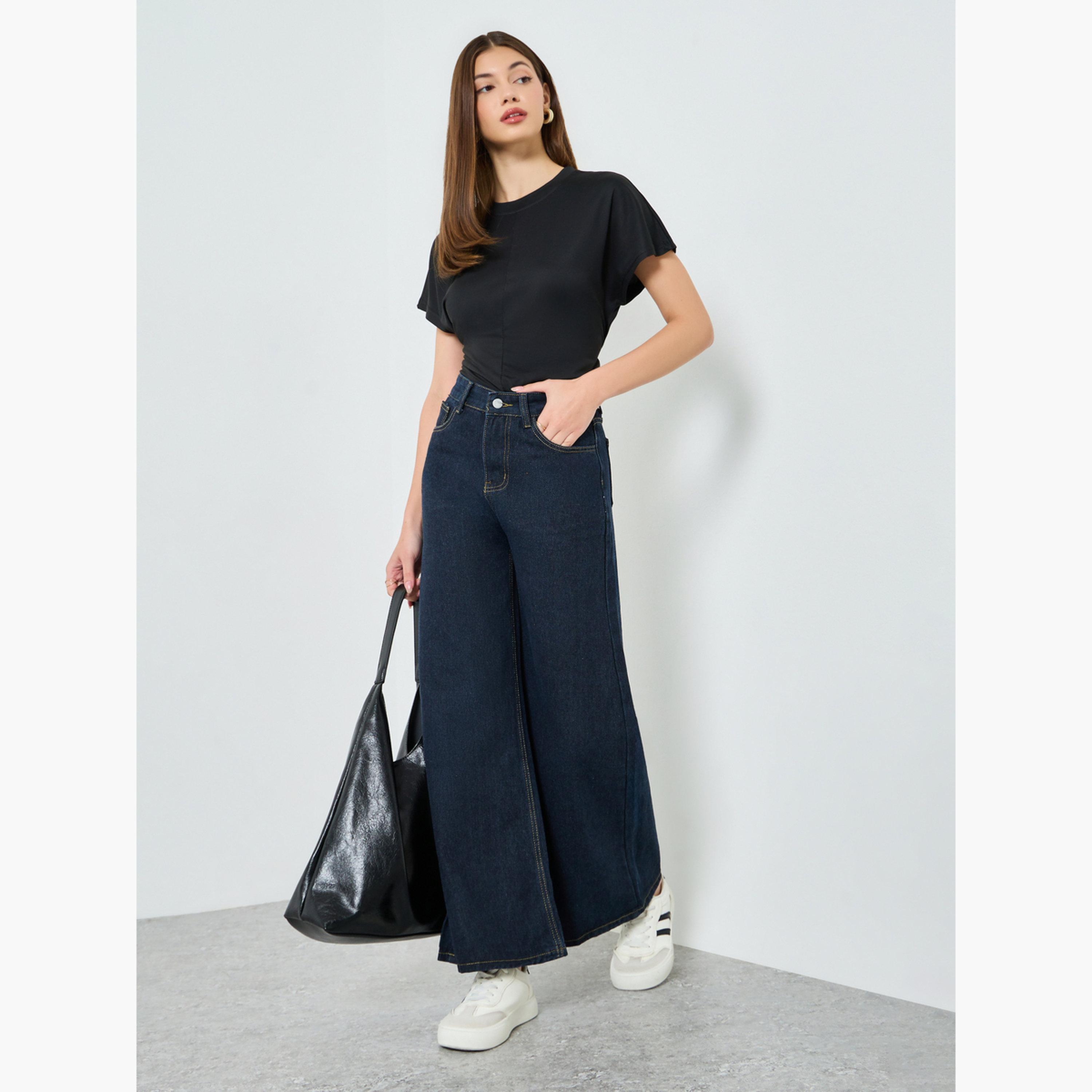 جينز نسائي ساق واسعة وخصر متوسط-women-clothing-bottoms-jeans-image-2