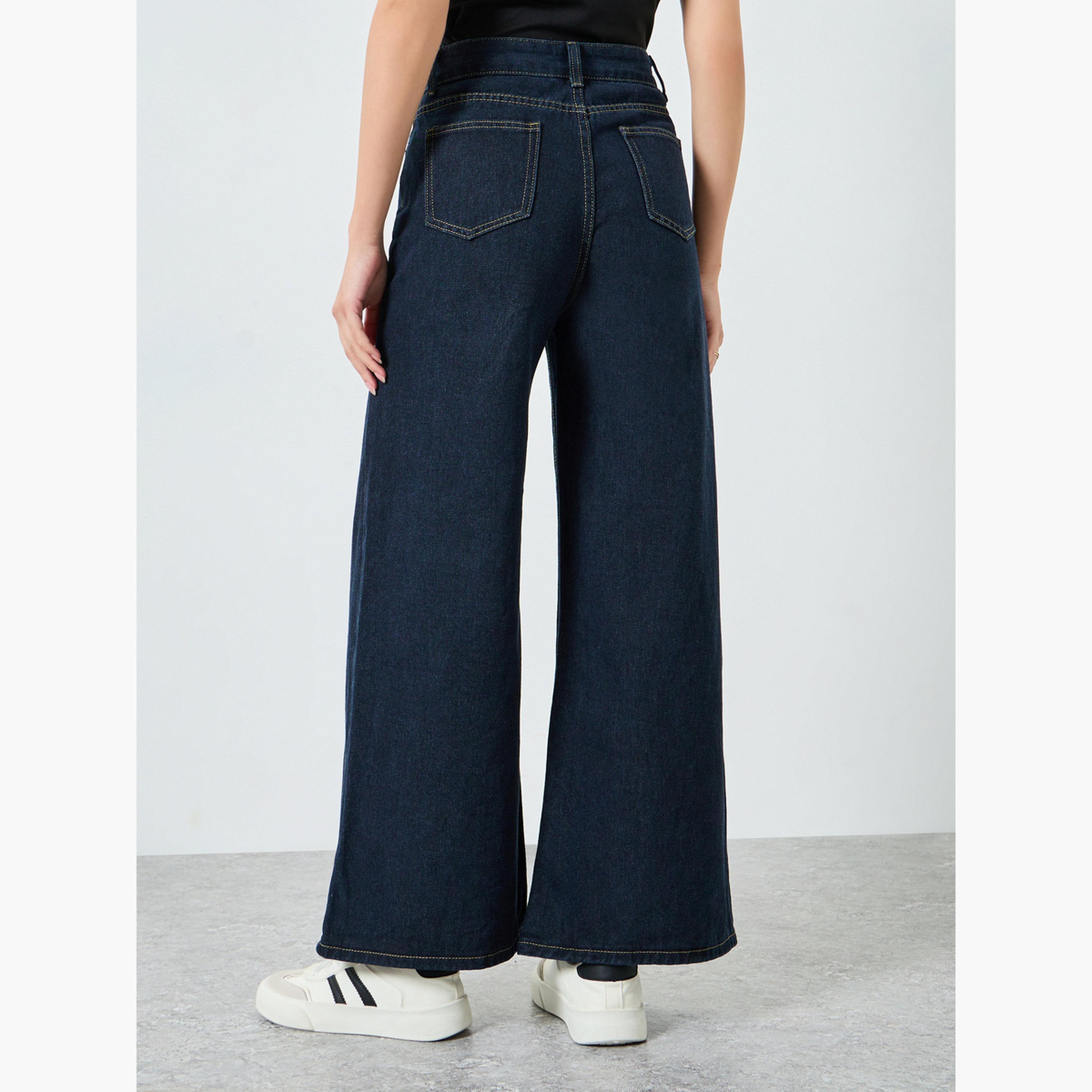 Styli Women Mid Rise Wide Leg Jeans-women-clothing-bottoms-jeans-image-3