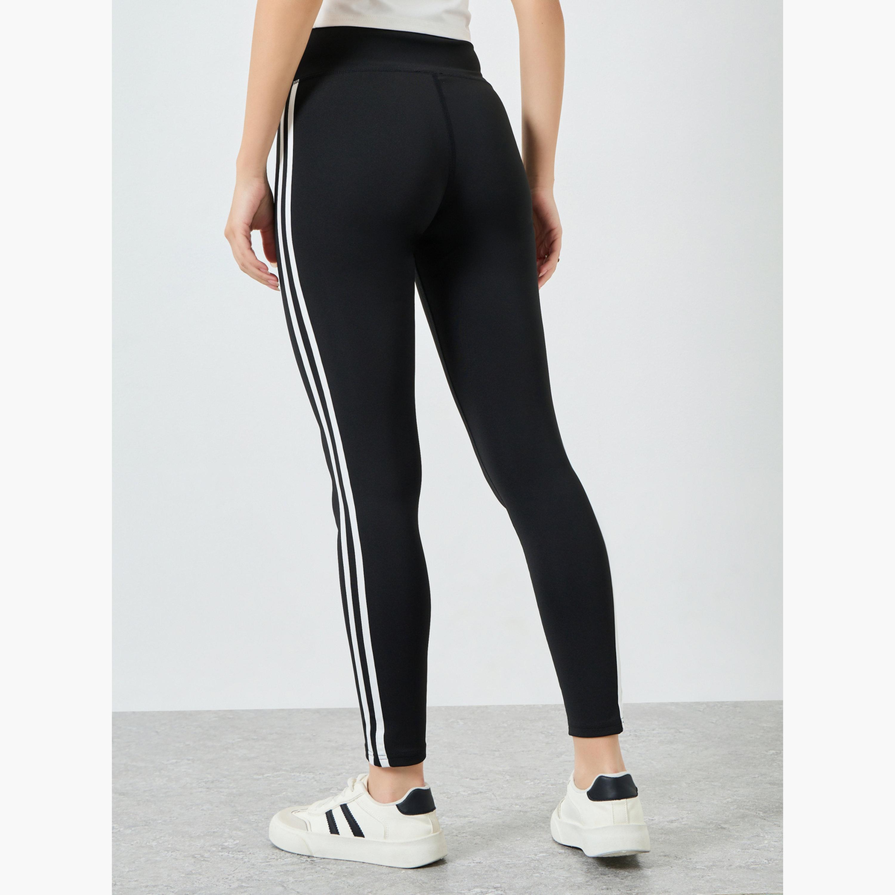 ليقنز أسود بخصر مرتفع مع خطوط جانبية-women-clothing-bottoms-leggings-image-3