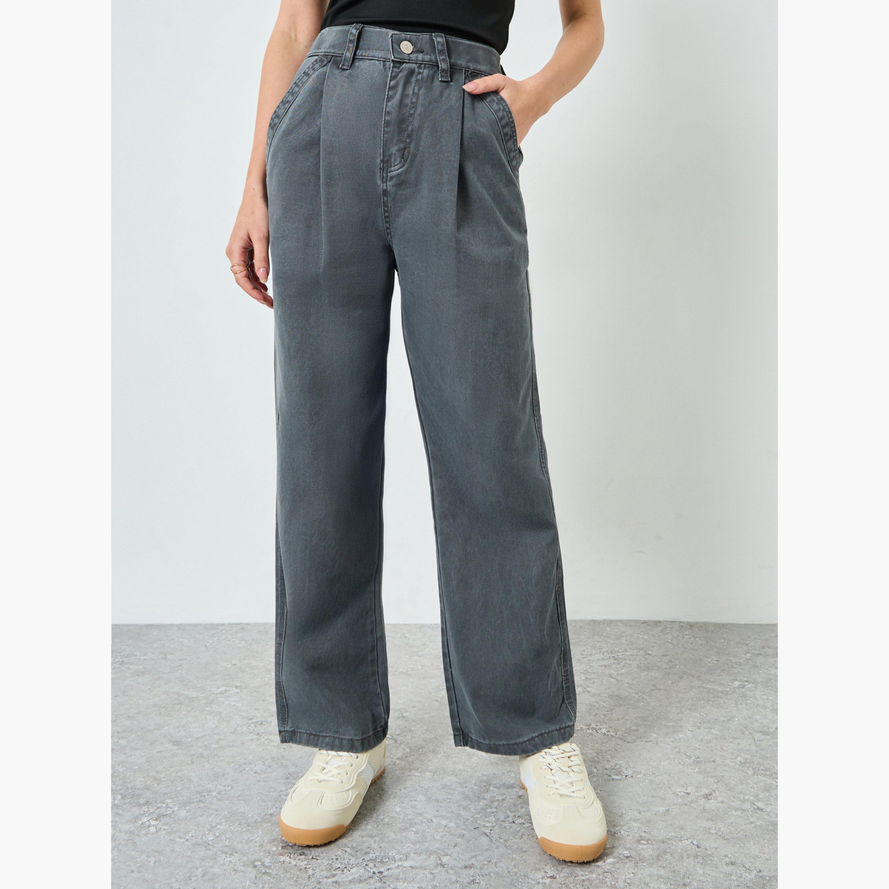 Styli Women High Rise Wide Leg Jeans-women-clothing-bottoms-jeans-image-1