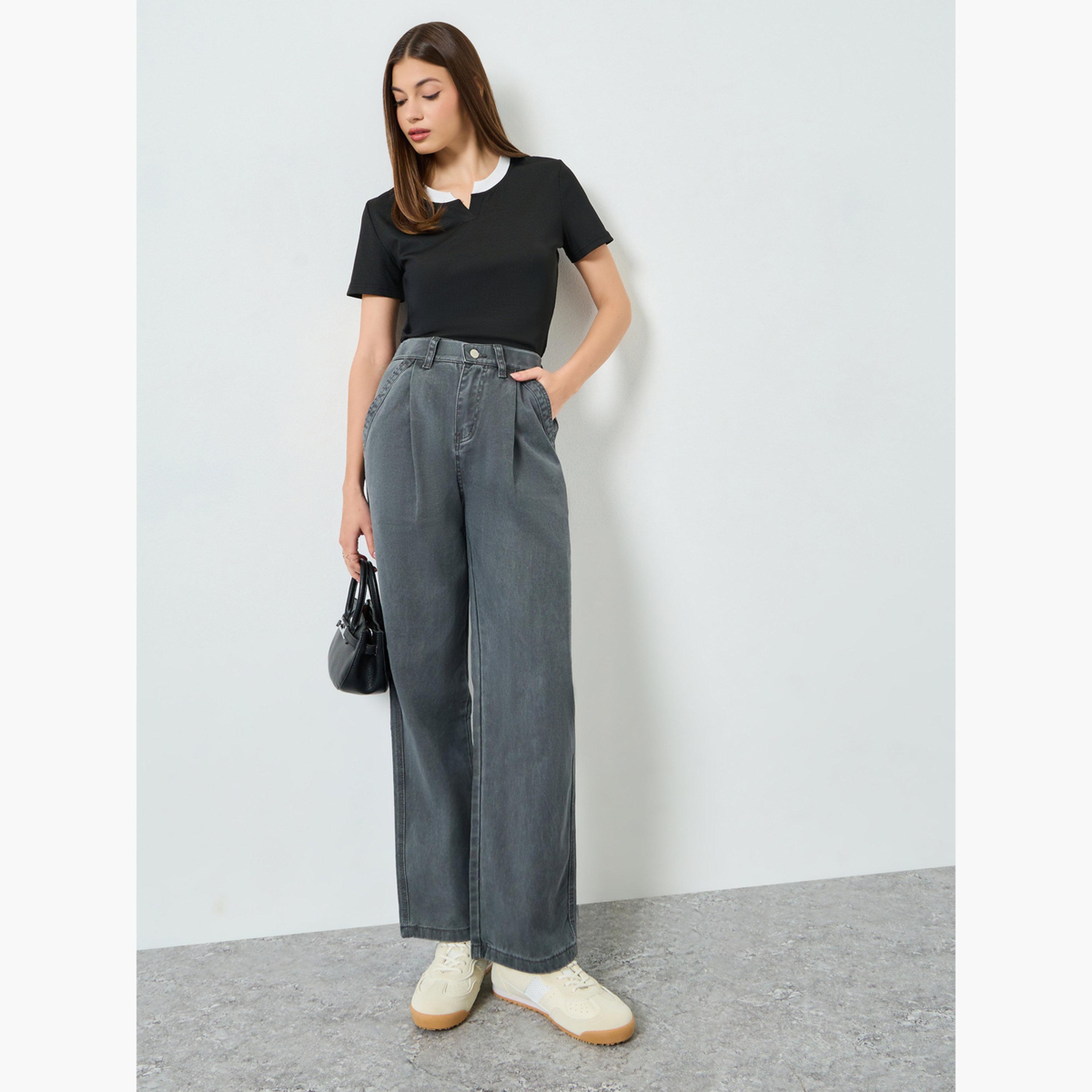 Styli Women High Rise Wide Leg Jeans-women-clothing-bottoms-jeans-image-2