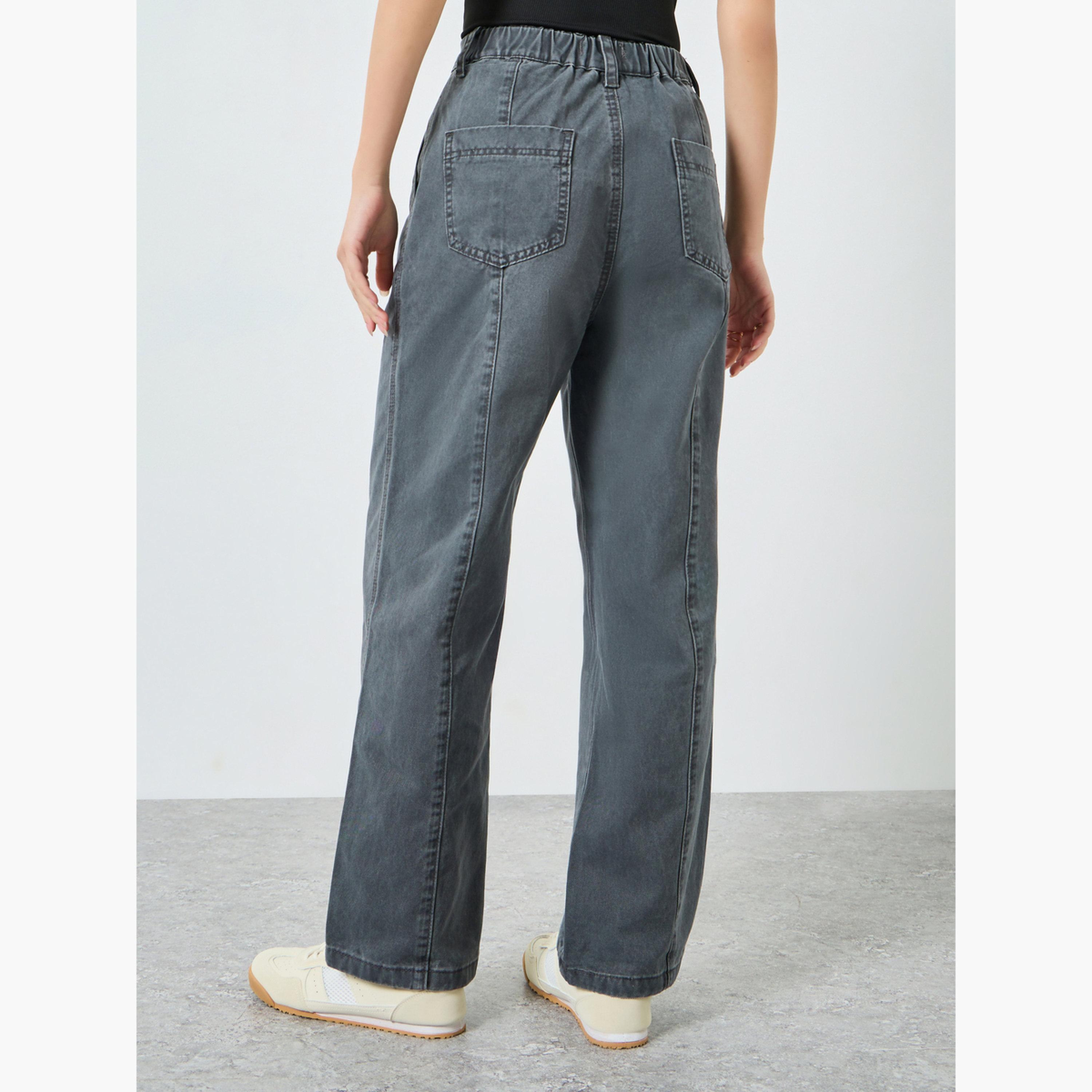 جينز نسائي ساق واسعة وخصر مرتفع-women-clothing-bottoms-jeans-image-3
