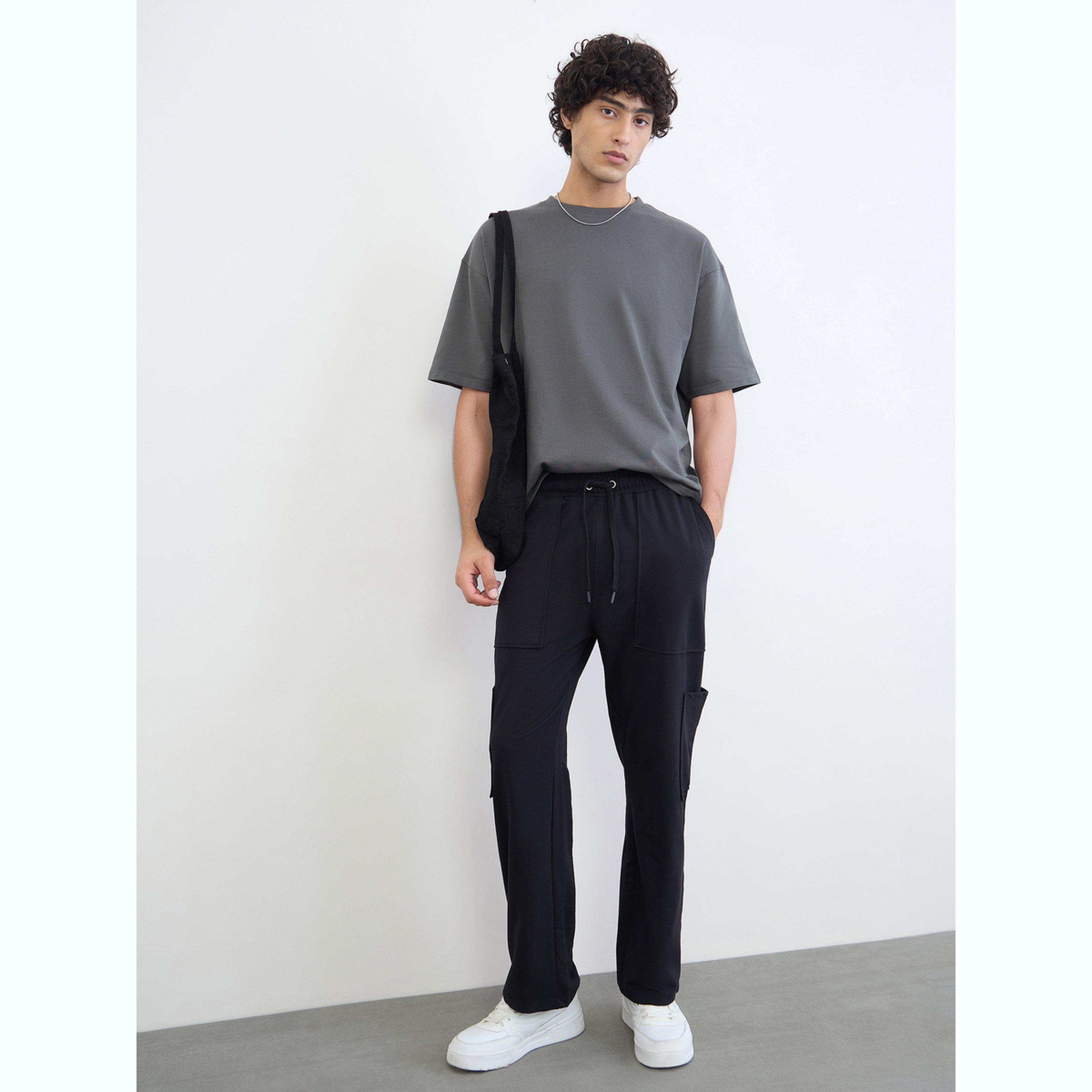 تيشيرت قطن تيري واسع وبطبعات من الخلف-men-clothing-tshirtsandpolos-tshirts-image-2