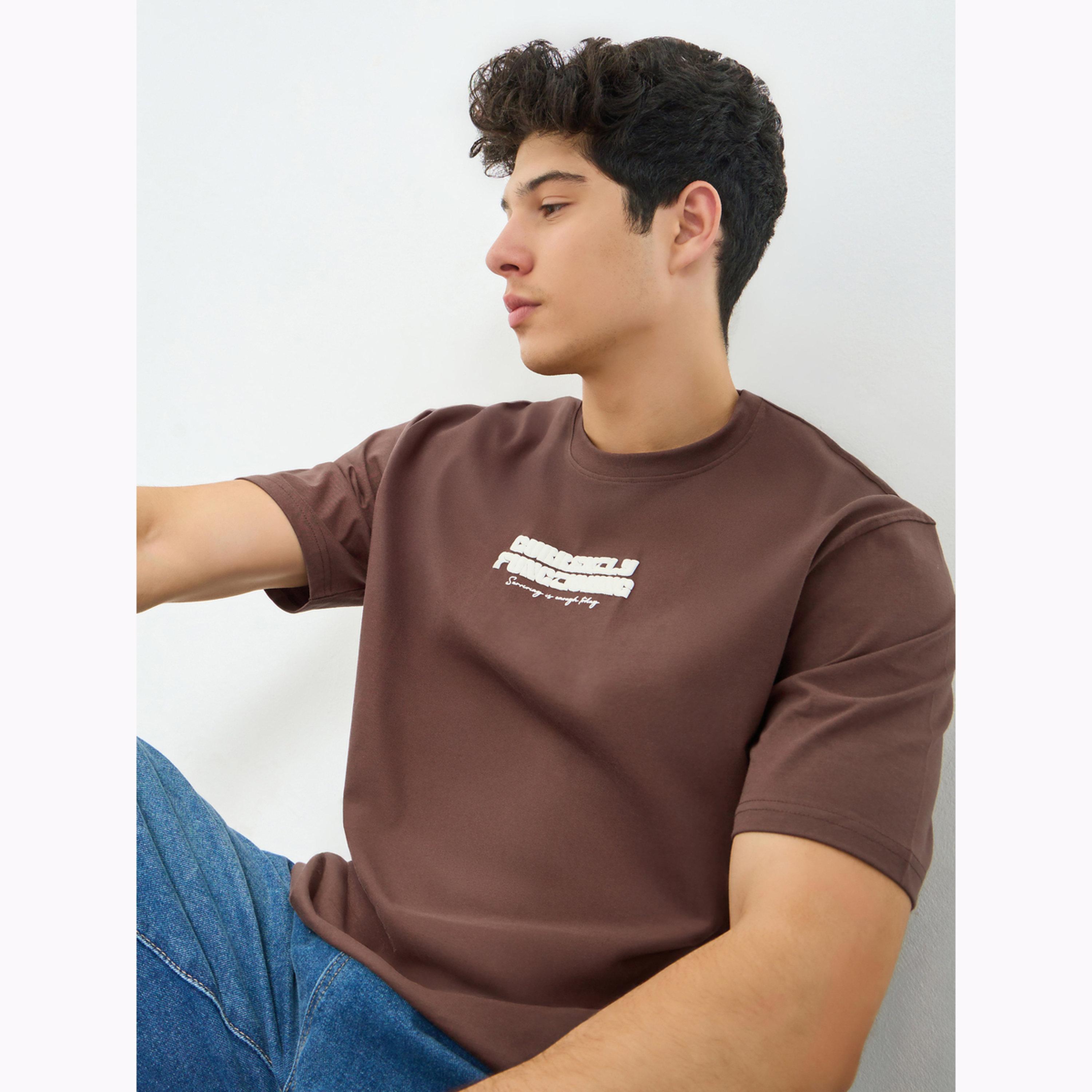 Styli Men Cotton Crew Neck Relaxed Fit T-Shirt-men-clothing-tshirtsandpolos-tshirts-image-3