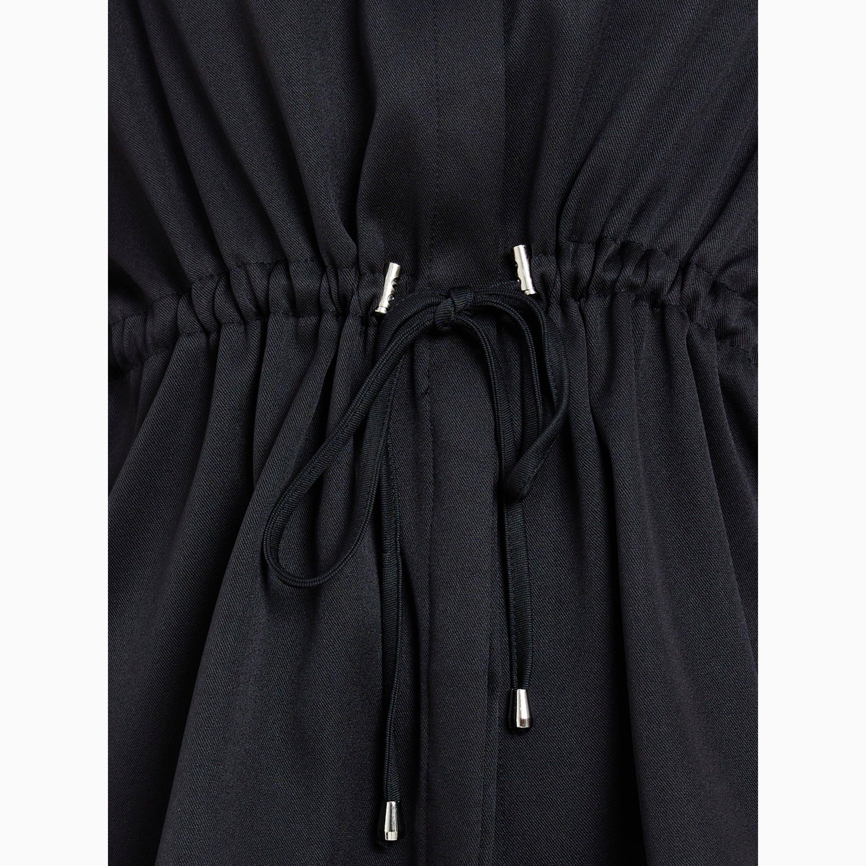 Styli Black Relaxed Fit Utility Shirt and Pants Co-Ords-women-clothing-coordsets-image-3